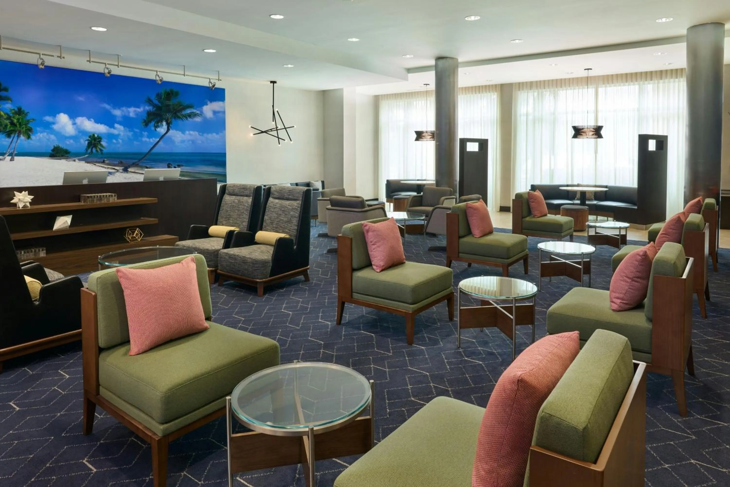 Lobby or reception in Courtyard by Marriott Miami Homestead