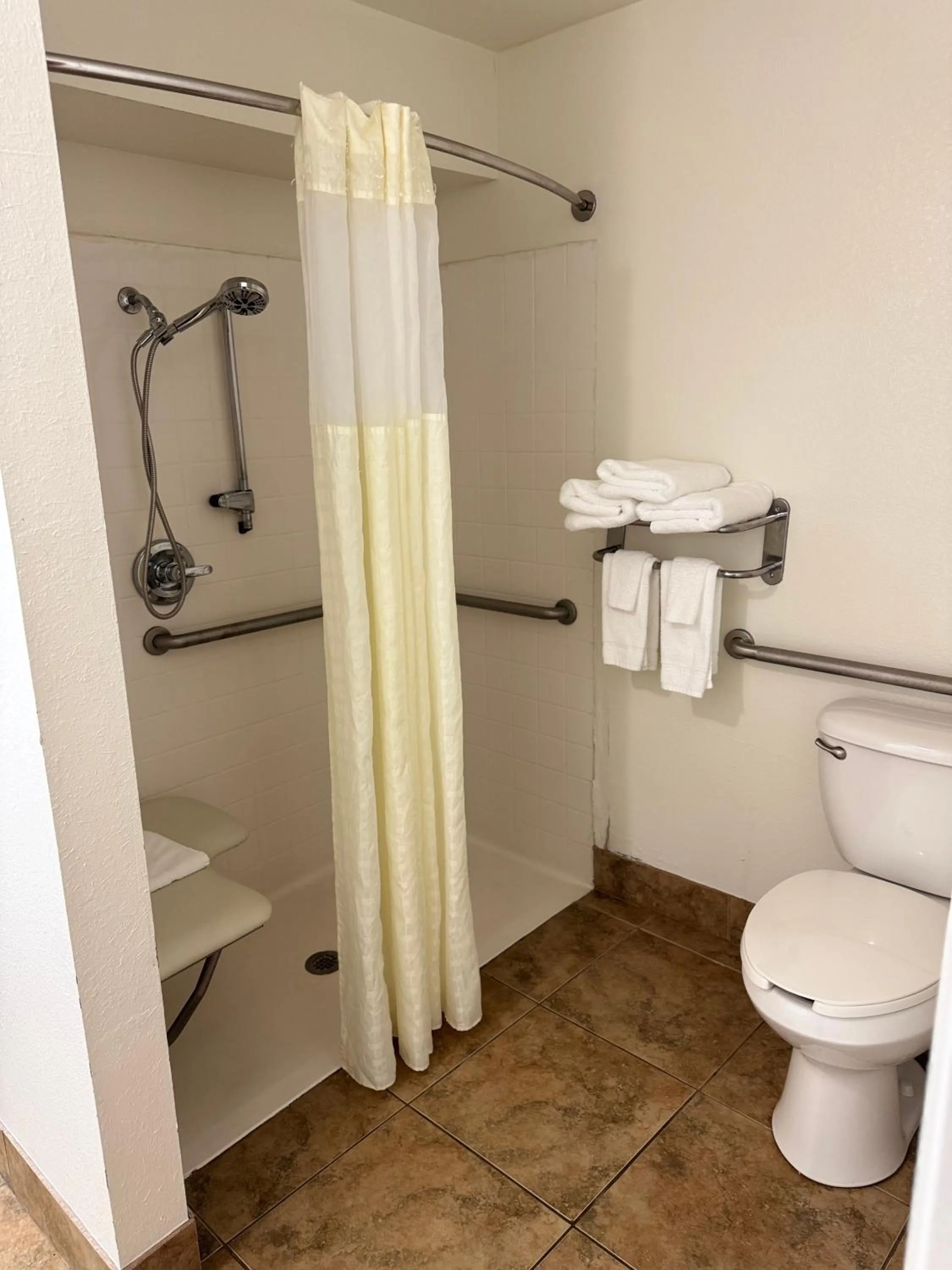 Bathroom in Blue Bonnet Suites -Lubbock, TX - Medical Center