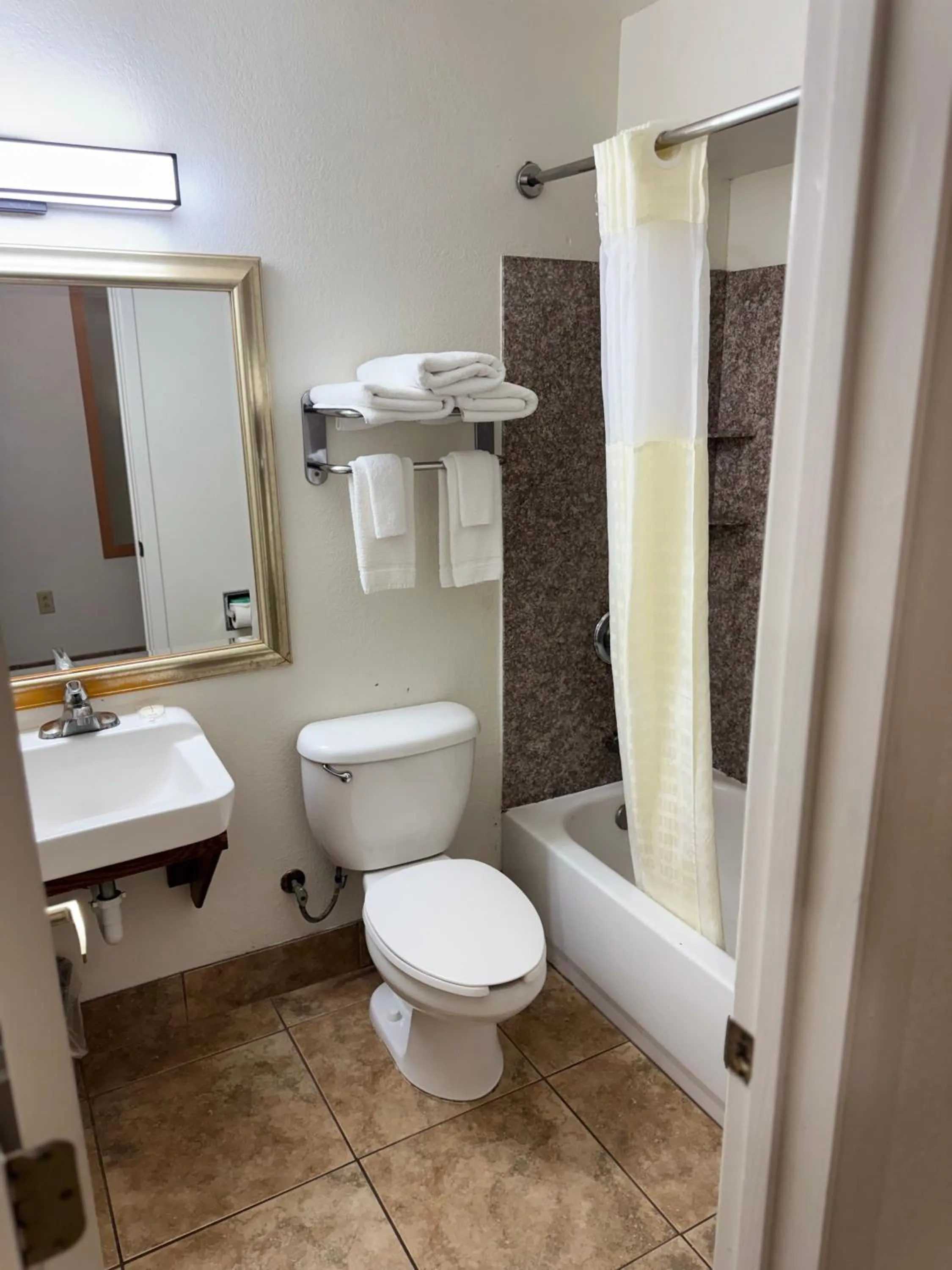 Bathroom in Blue Bonnet Suites -Lubbock, TX - Medical Center