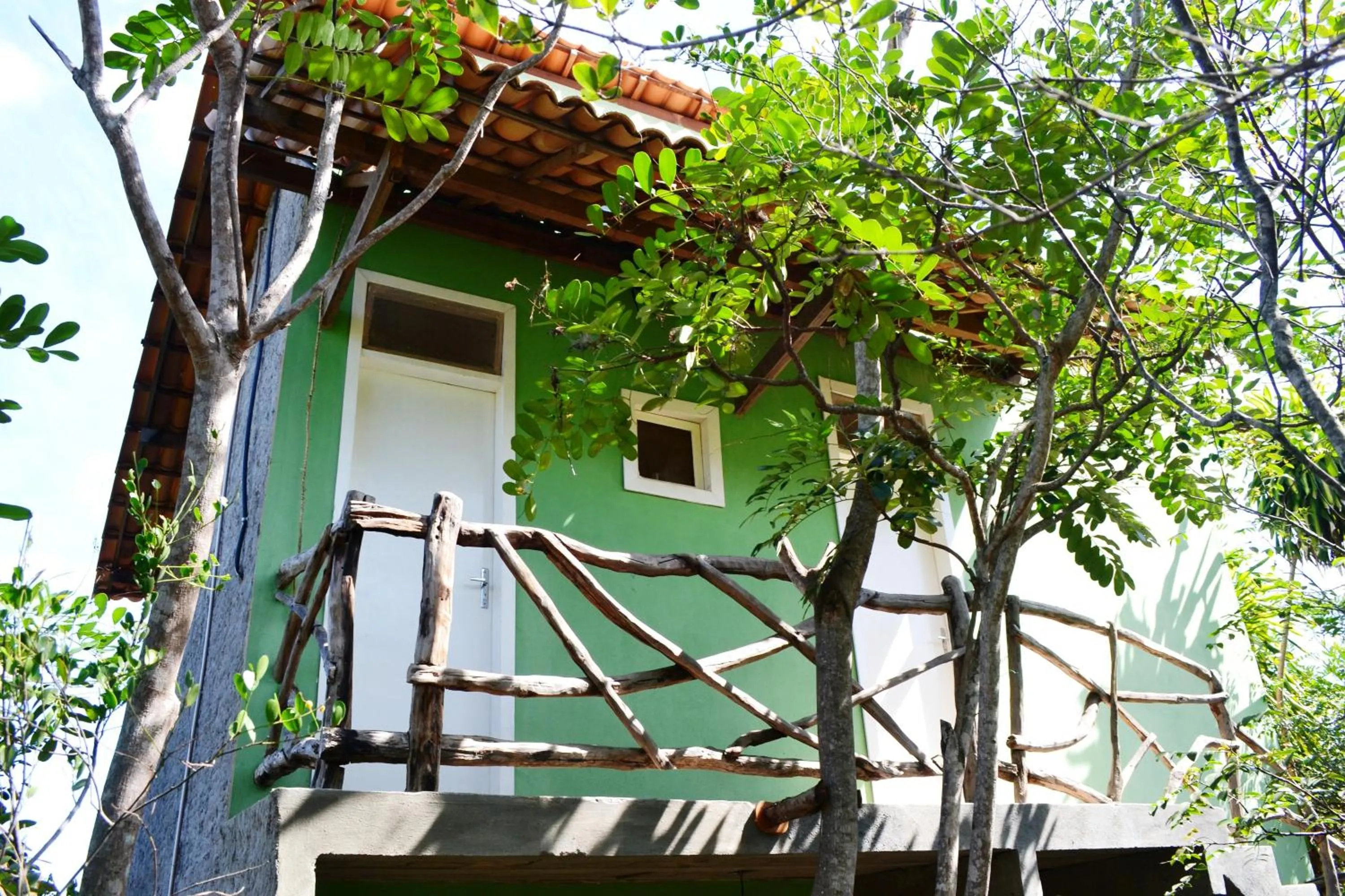 Balcony/Terrace in Pousada Alto do Cajueiro