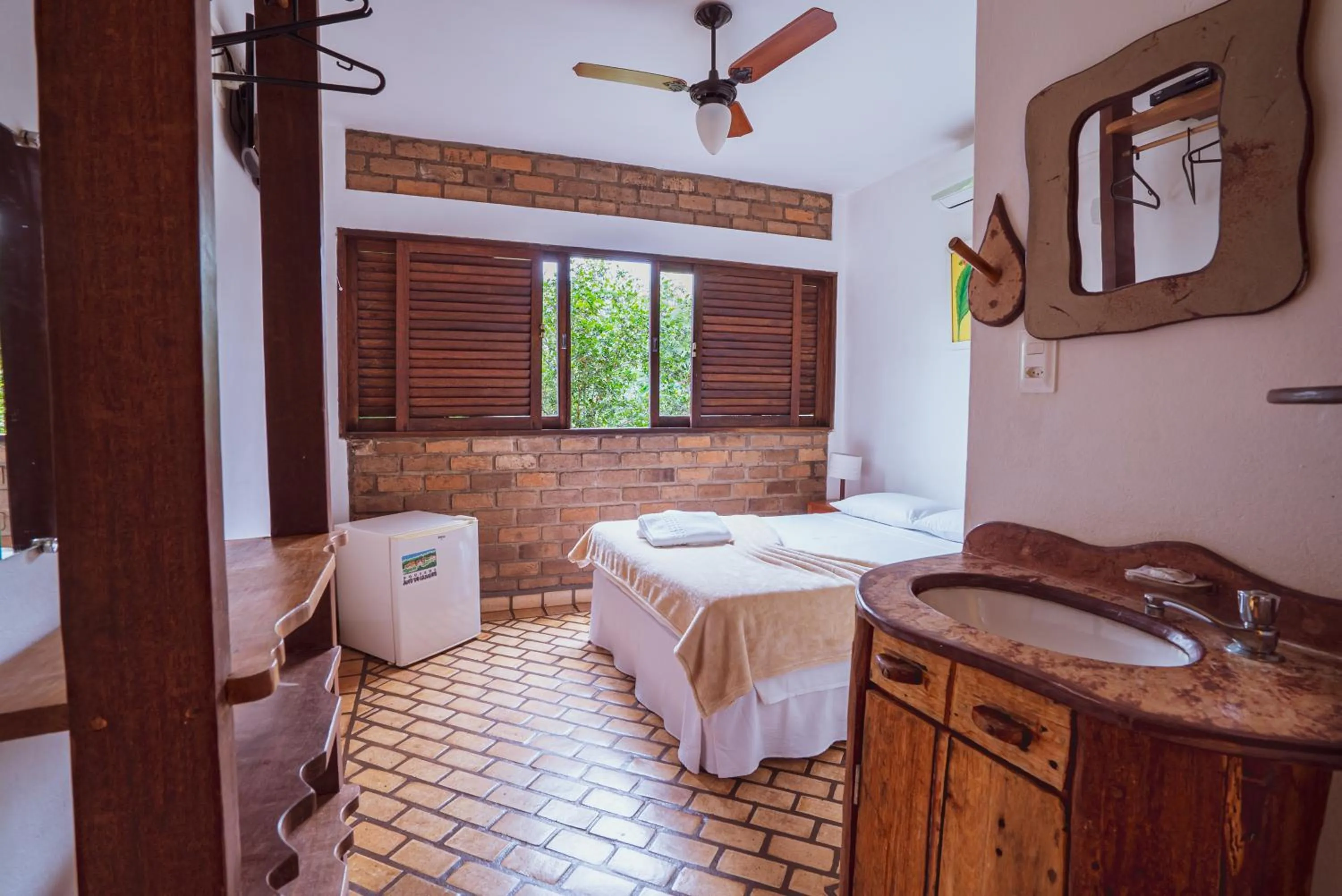 Bedroom, Bed in Pousada Alto do Cajueiro