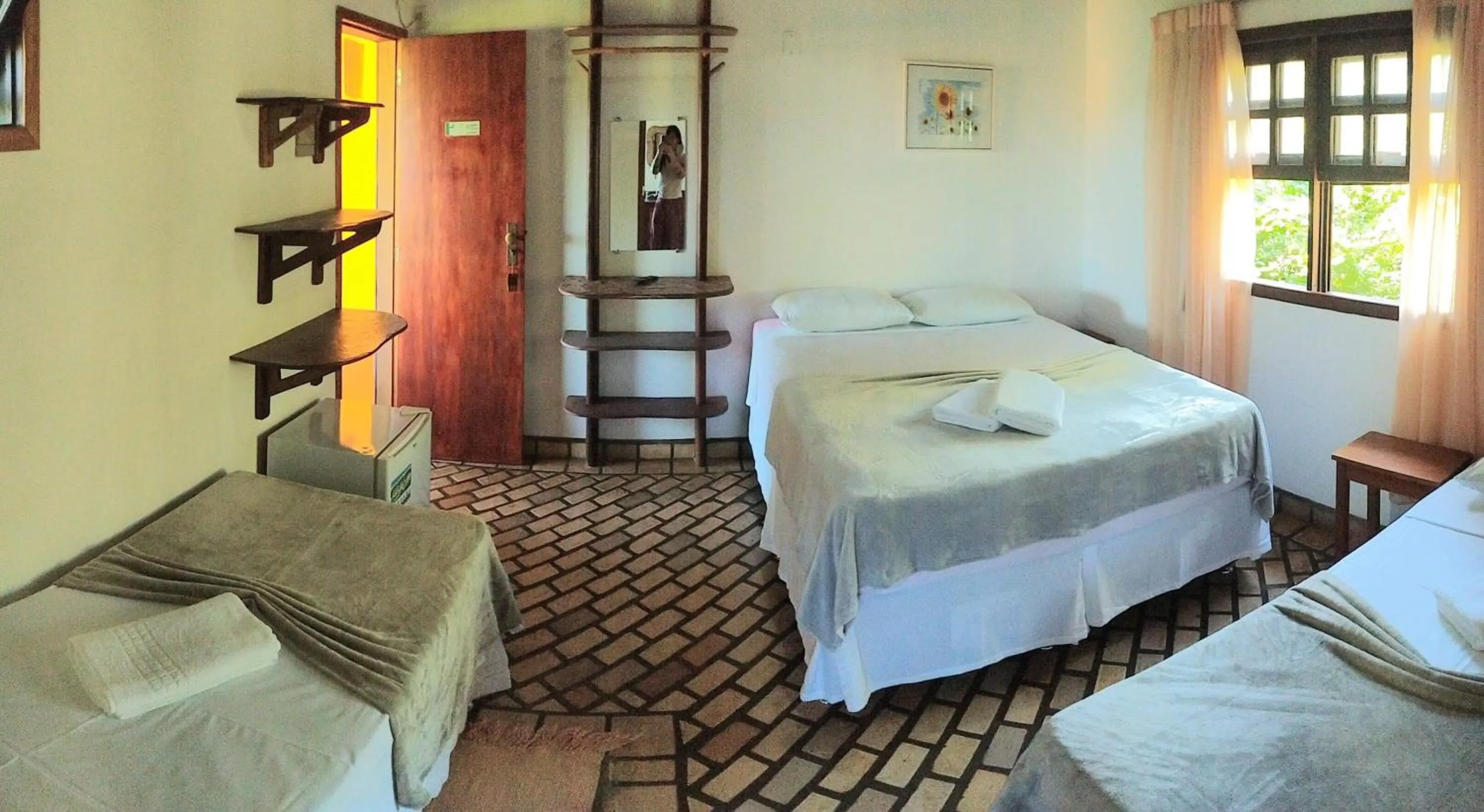 Bed in Pousada Alto do Cajueiro