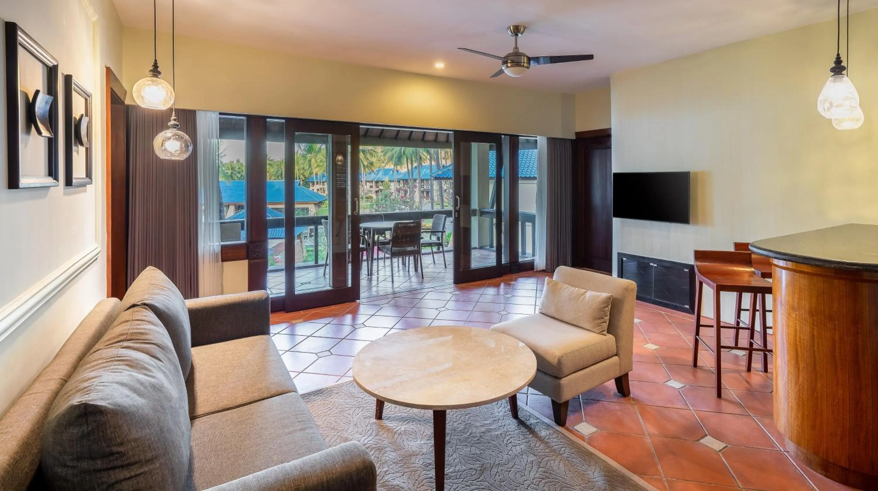 Living room in Sundancer Residences and Villas Lombok
