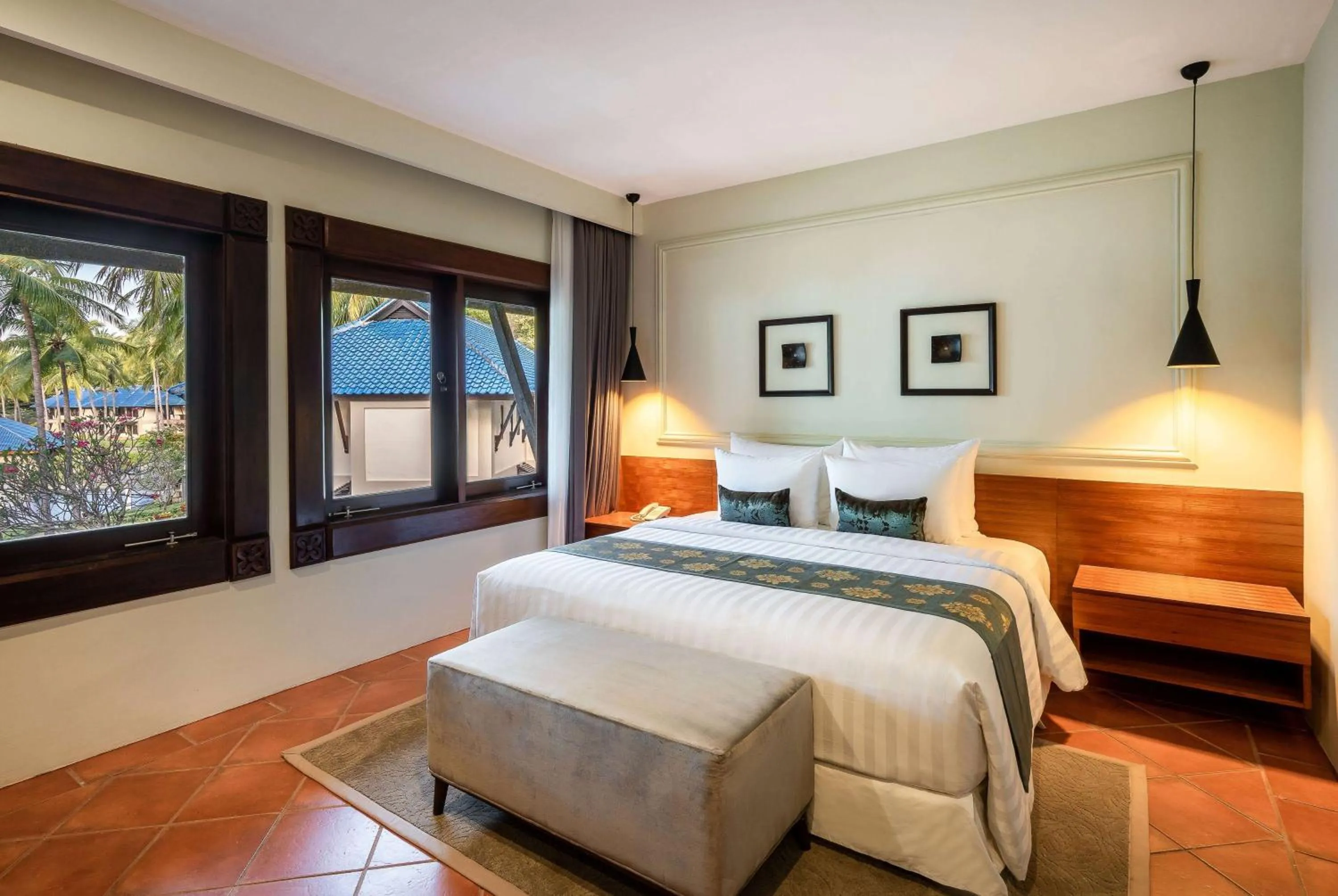 Bed in Sundancer Residences and Villas Lombok