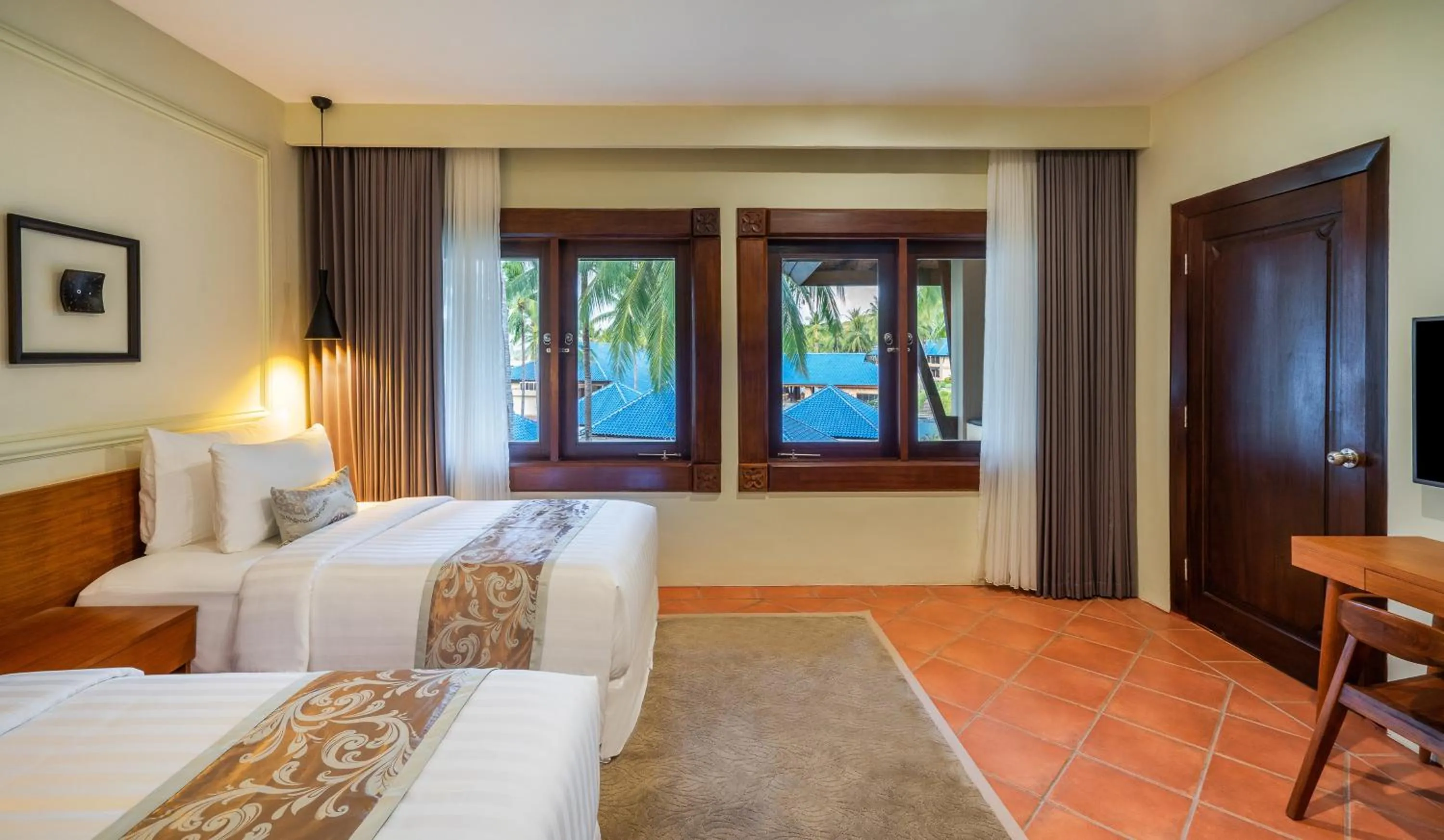Bed in Sundancer Residences and Villas Lombok