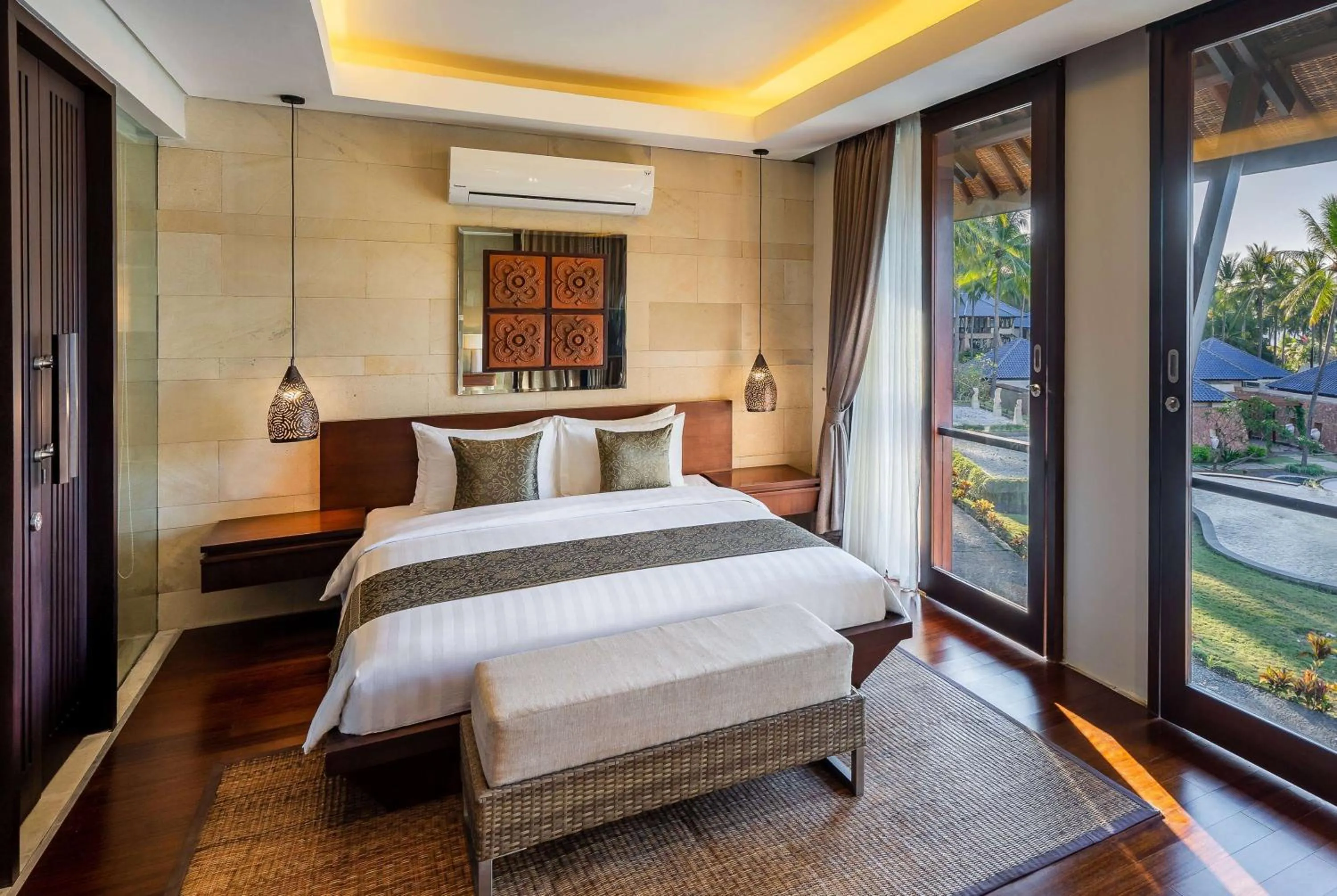 Bed in Sundancer Residences and Villas Lombok
