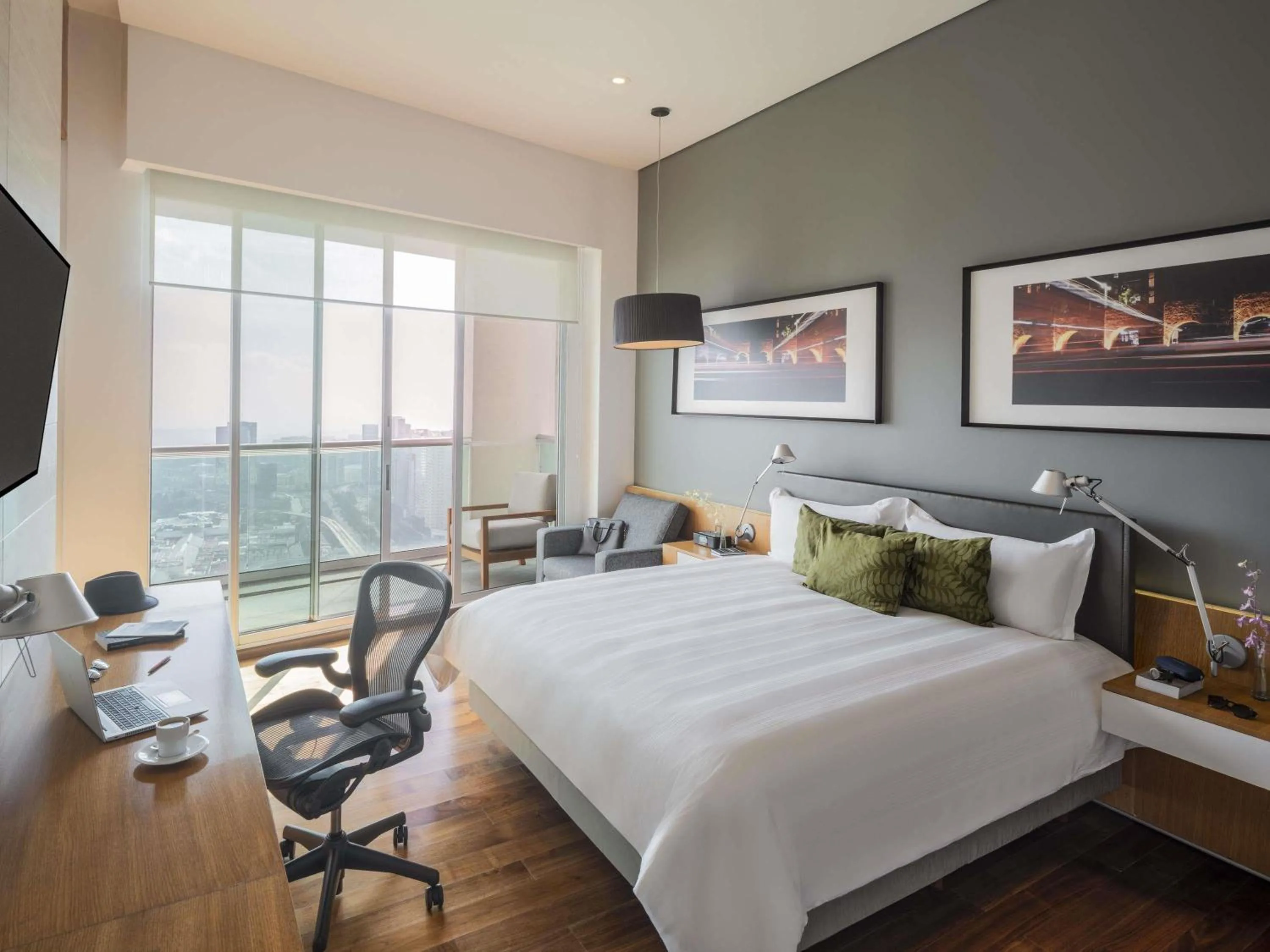 Bedroom, Bed in The Paragon Hotel Mexico Santa Fe By Accor