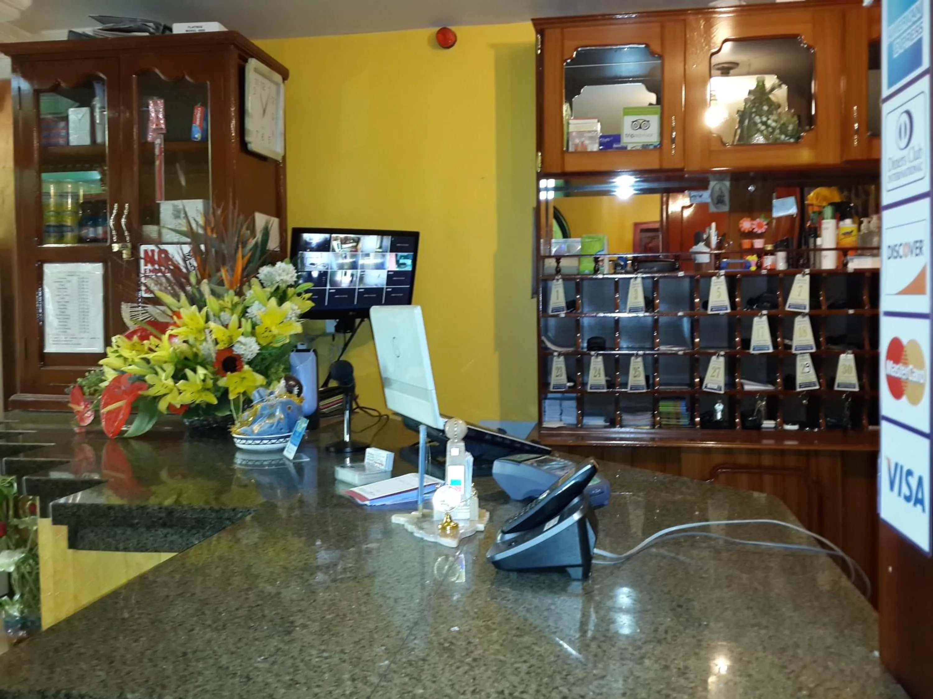 Lobby or reception in Hotel Gran Quitumbe