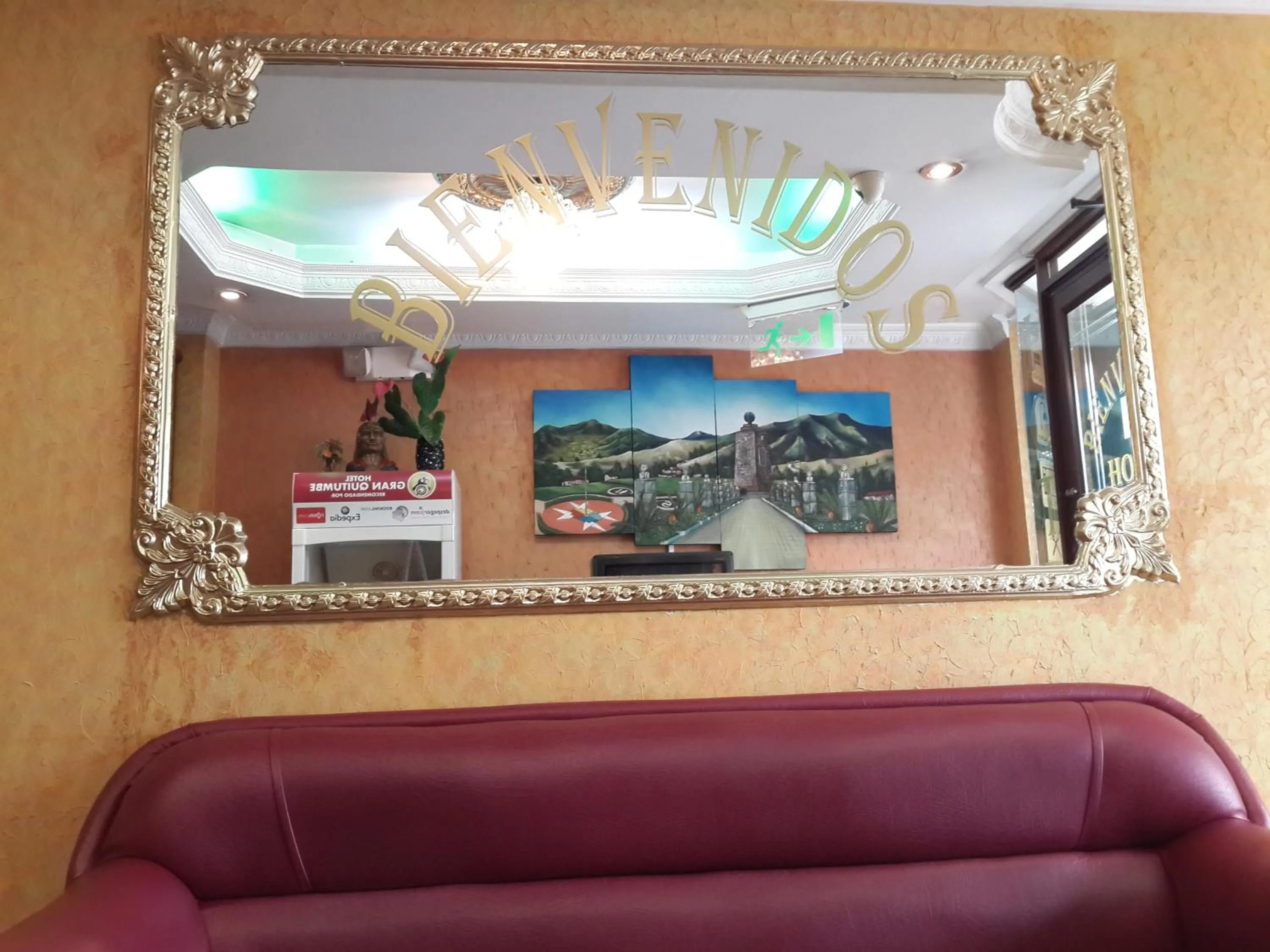 Lobby or reception in Hotel Gran Quitumbe