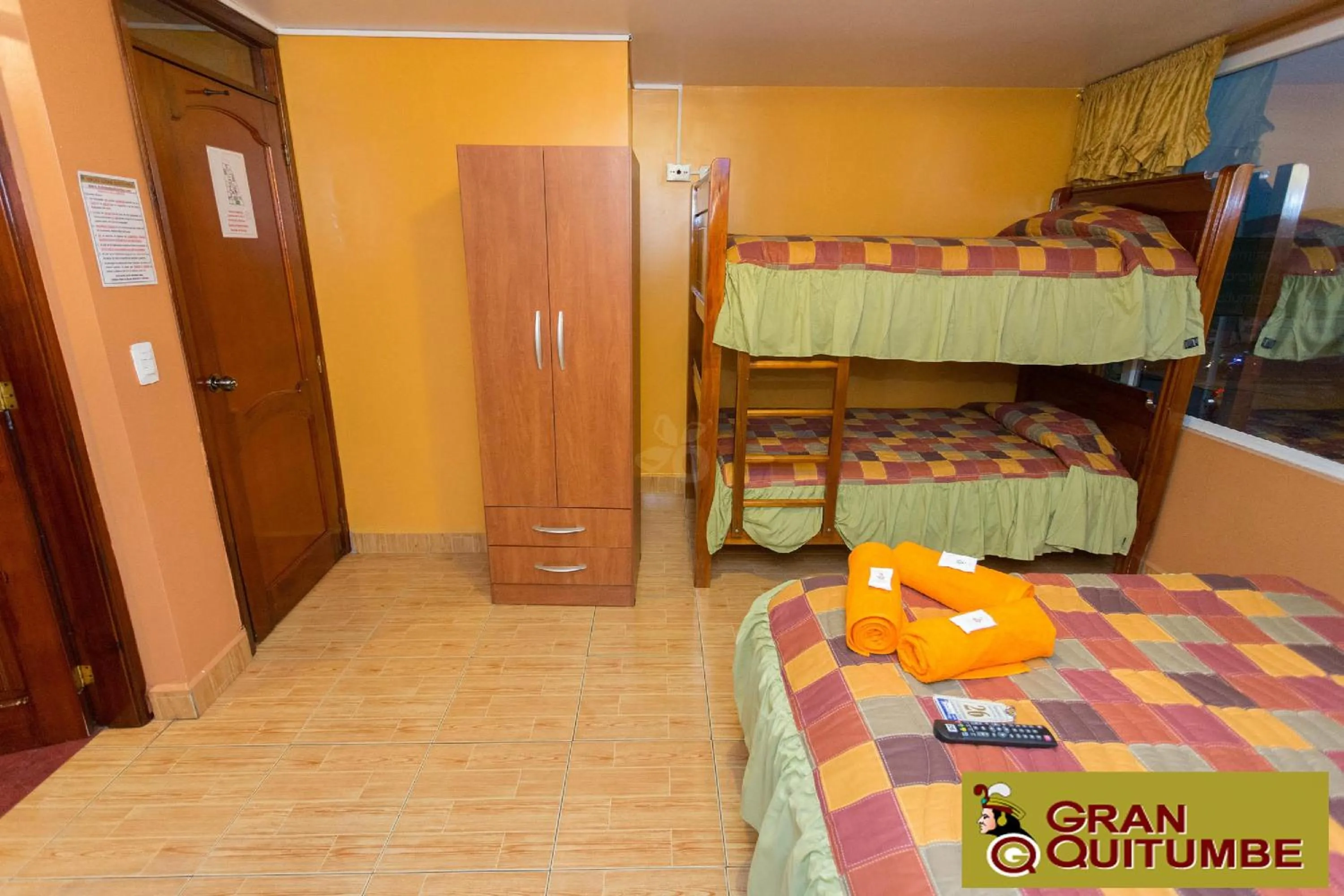 Decorative detail, Bed in Hotel Gran Quitumbe