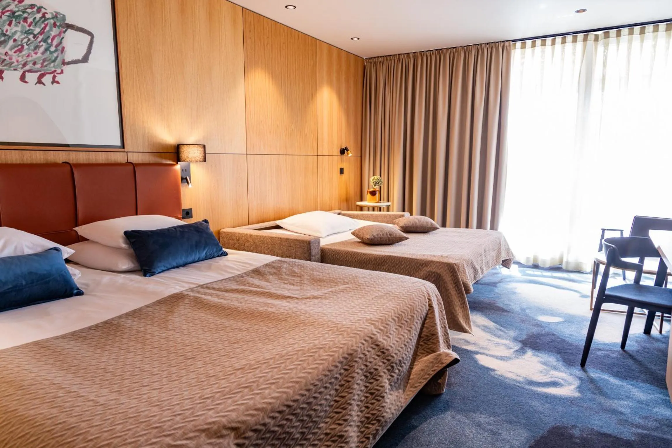 Bedroom, Bed in Hotel Svoboda - Terme Krka