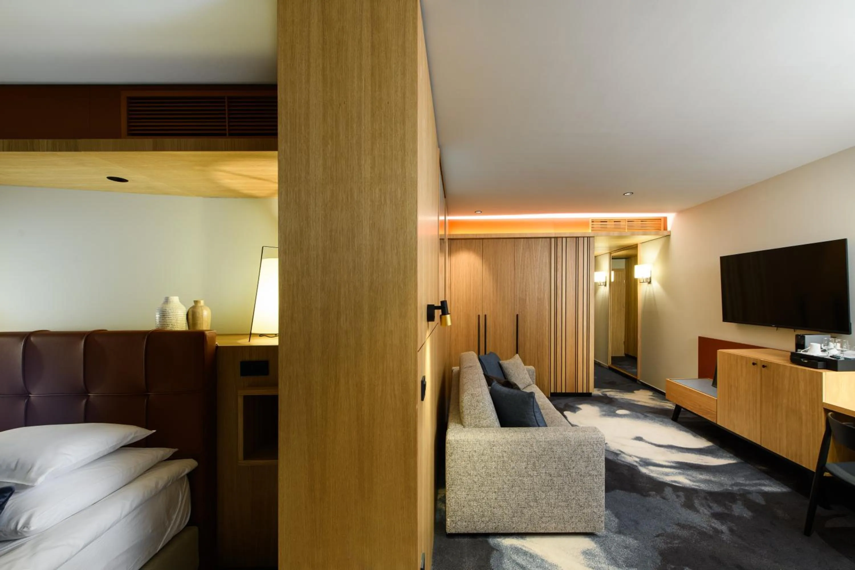 Seating area, Bed in Hotel Svoboda - Terme Krka