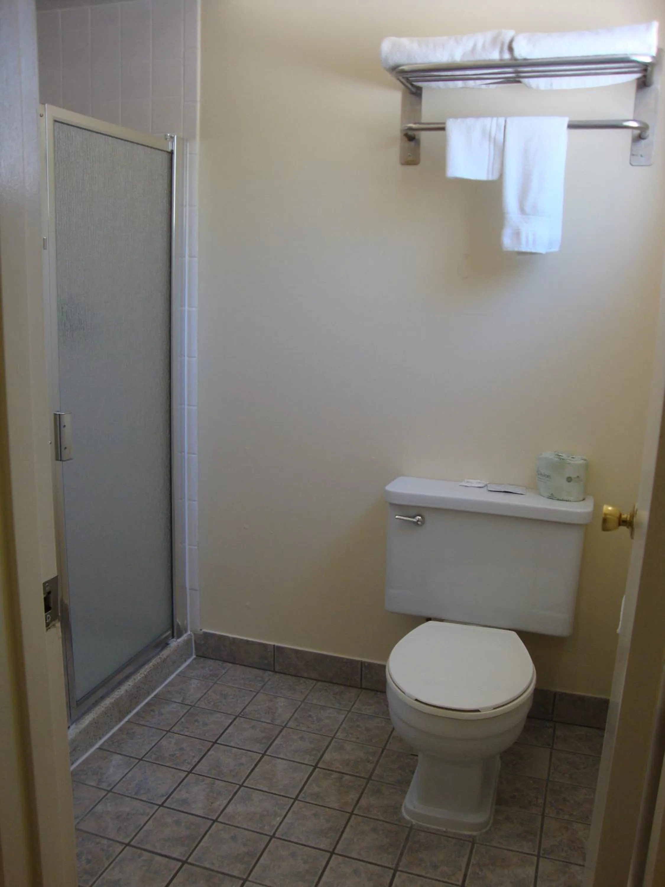 Toilet in Tiki Lodge