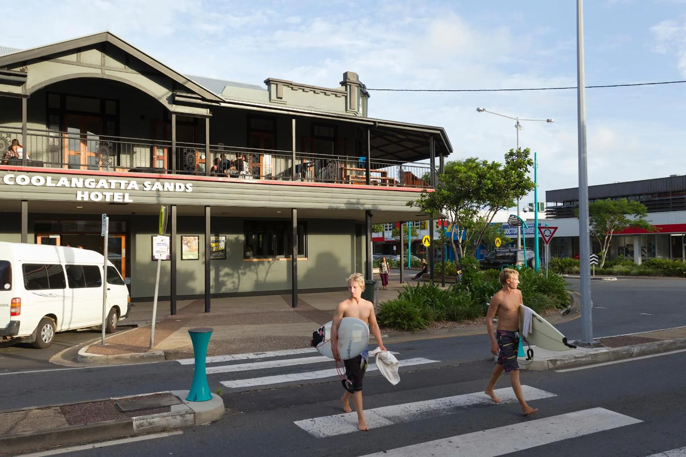 Street view in Coolangatta Sands Hotel
