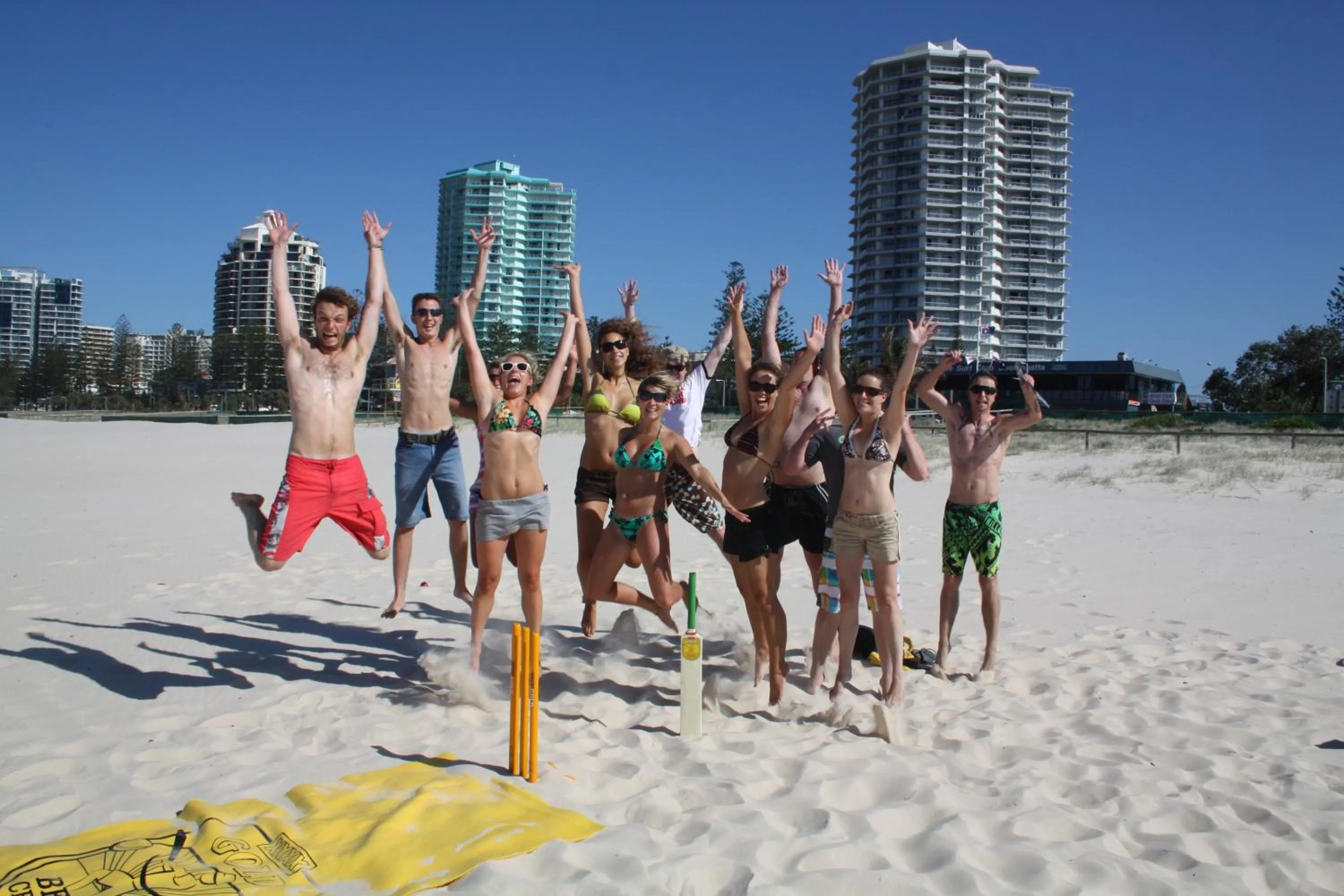 People in Coolangatta Sands Hotel