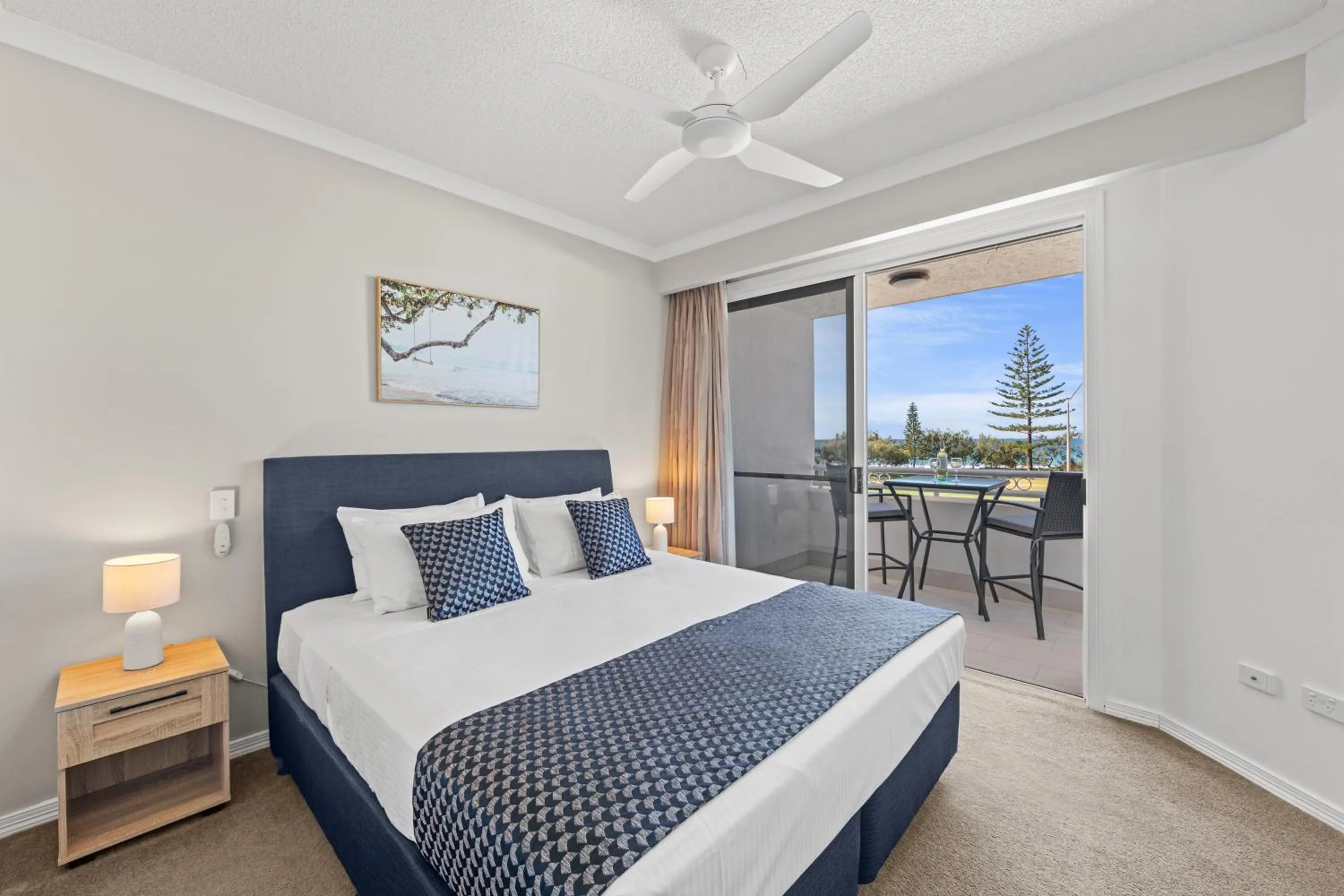 Bed in Aquarius Resort