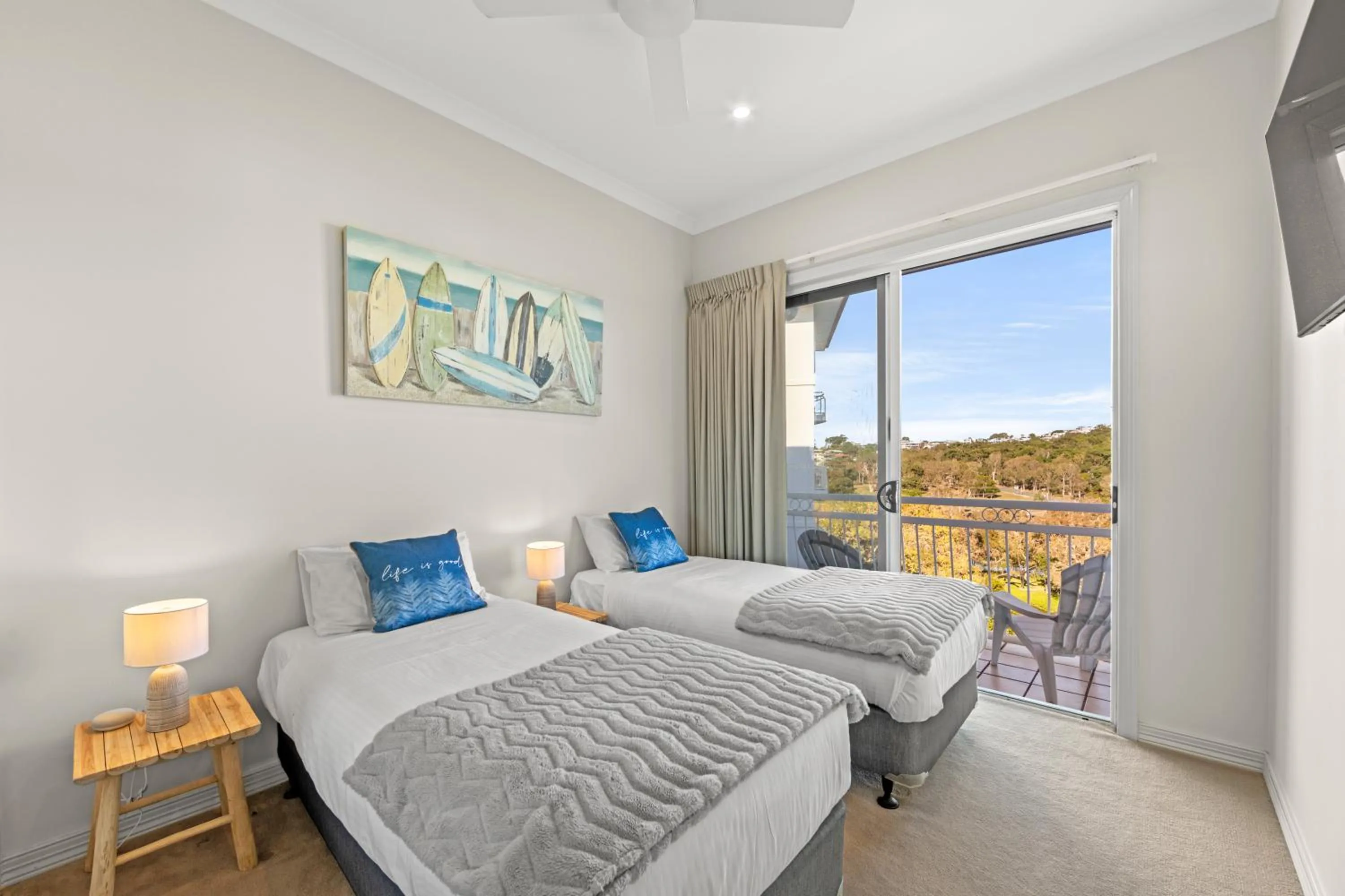 Bed in Aquarius Resort