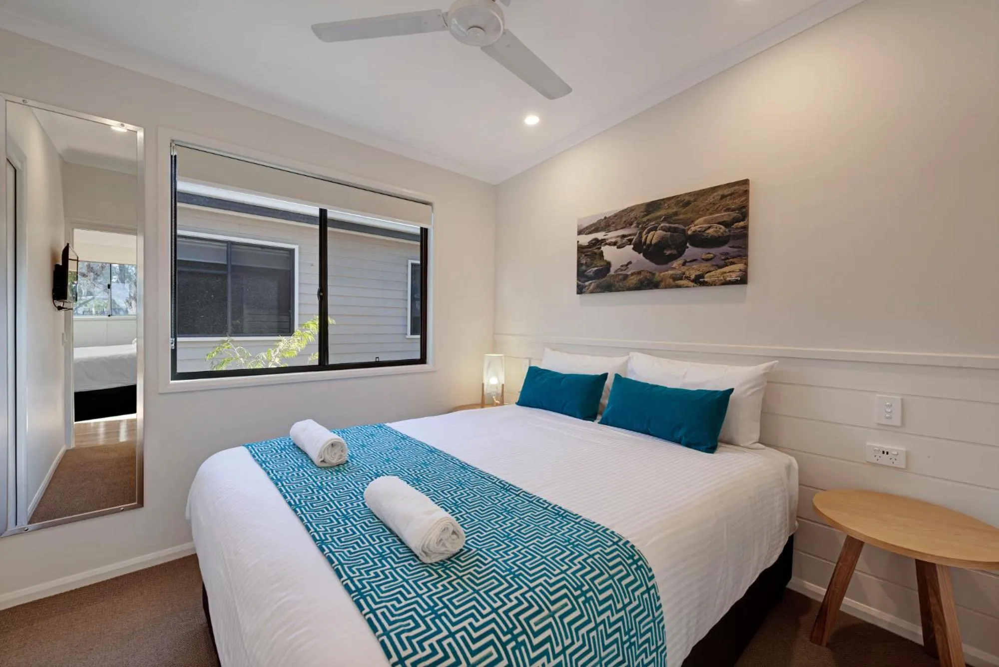 Bedroom, Bed in Discovery Parks - Pambula Beach
