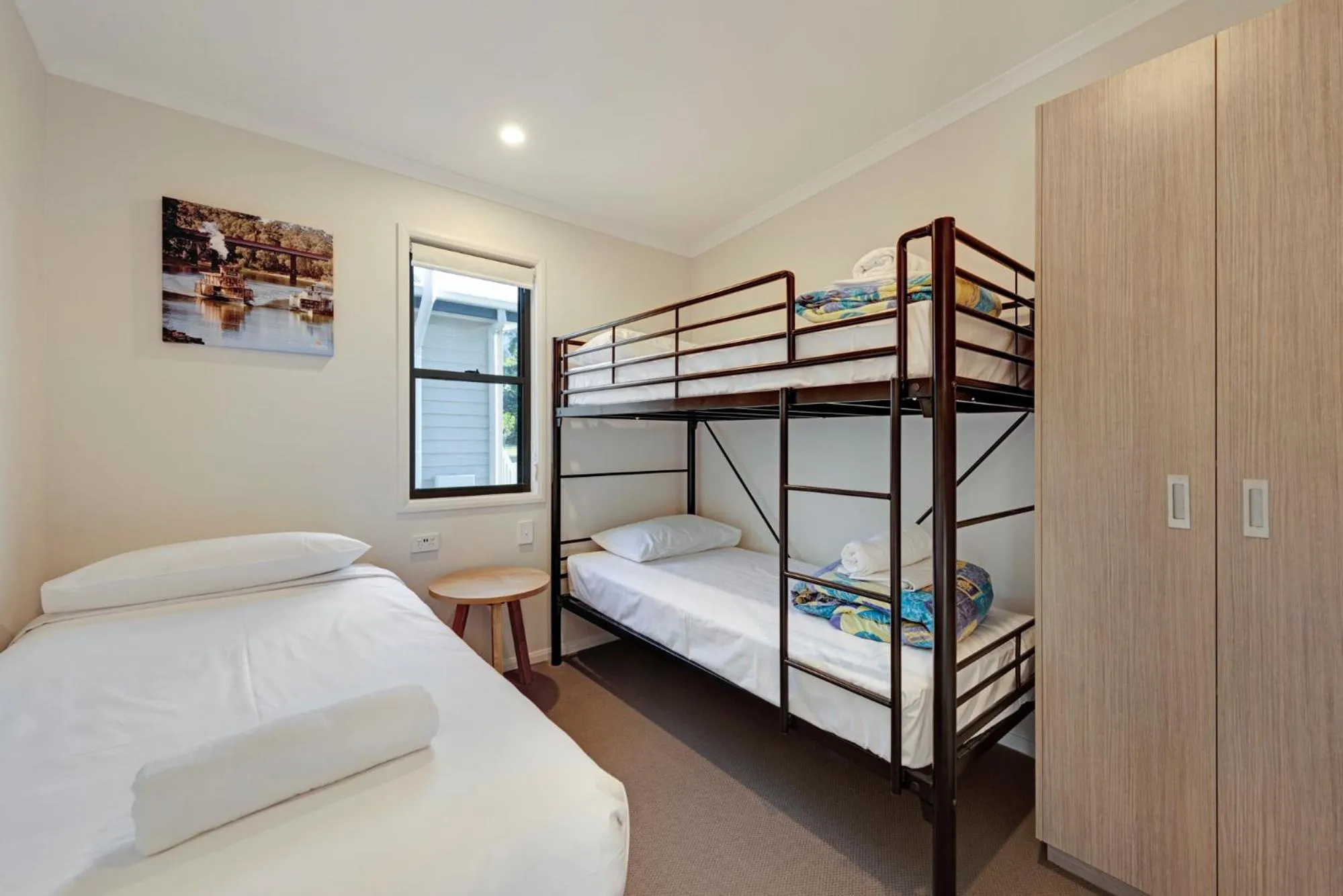 Bedroom, Bed in Discovery Parks - Pambula Beach