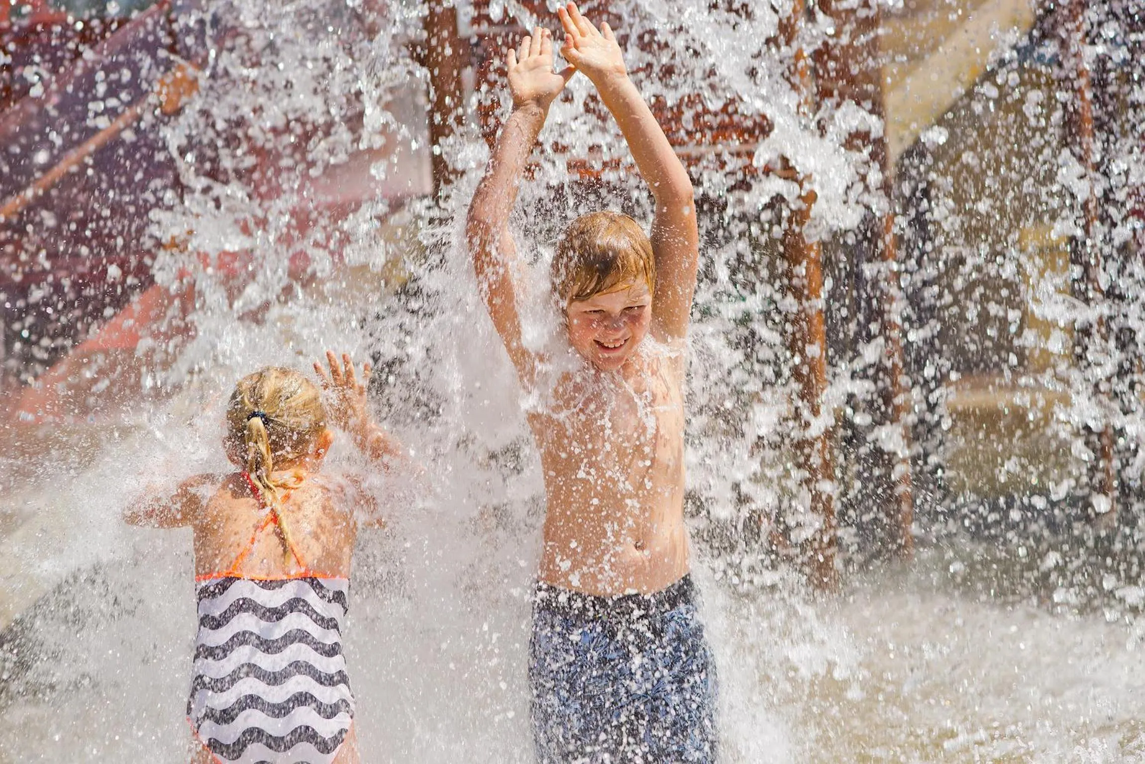 Aqua park in Discovery Parks - Pambula Beach