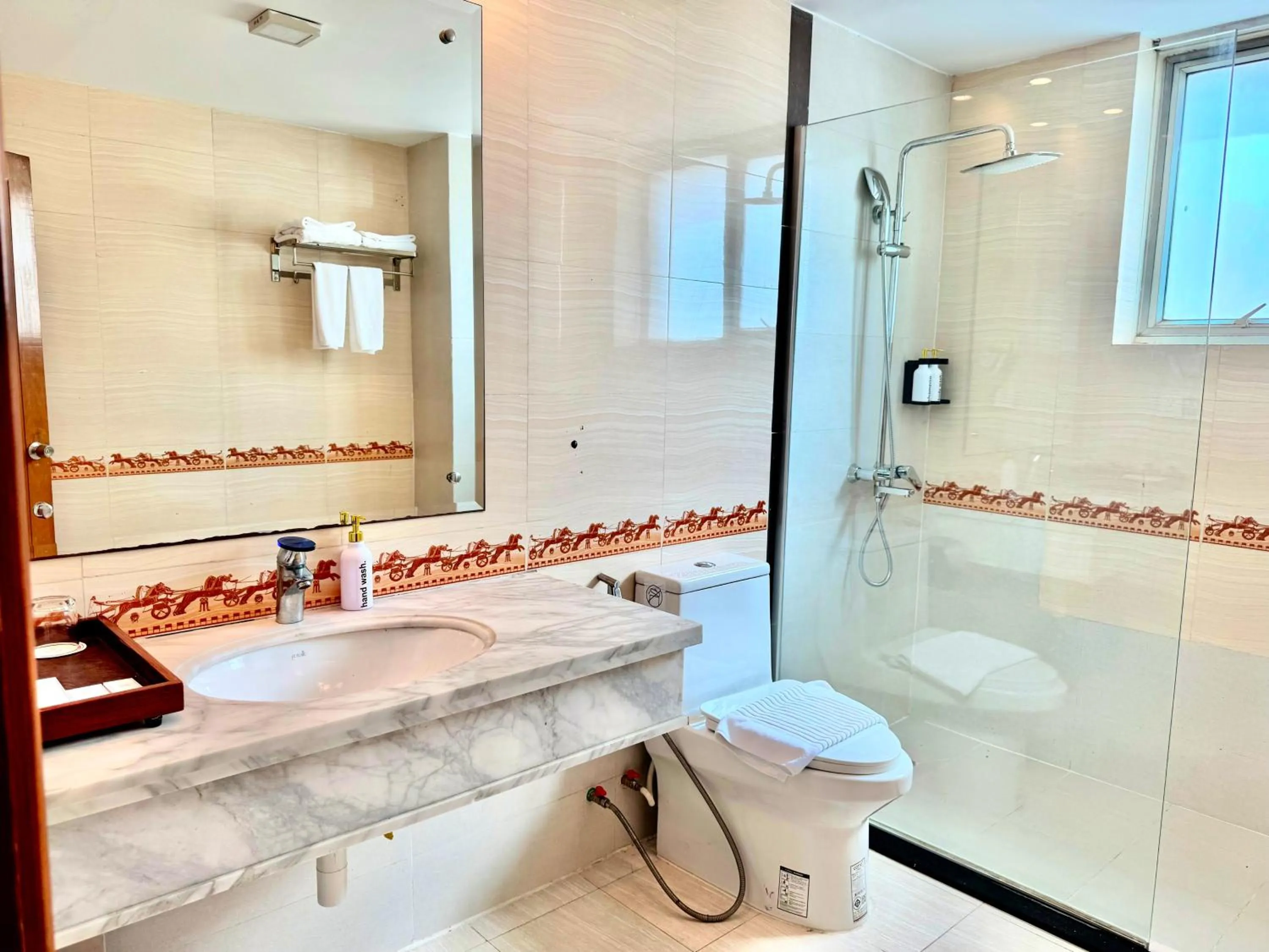 Bathroom in Hotel Sor