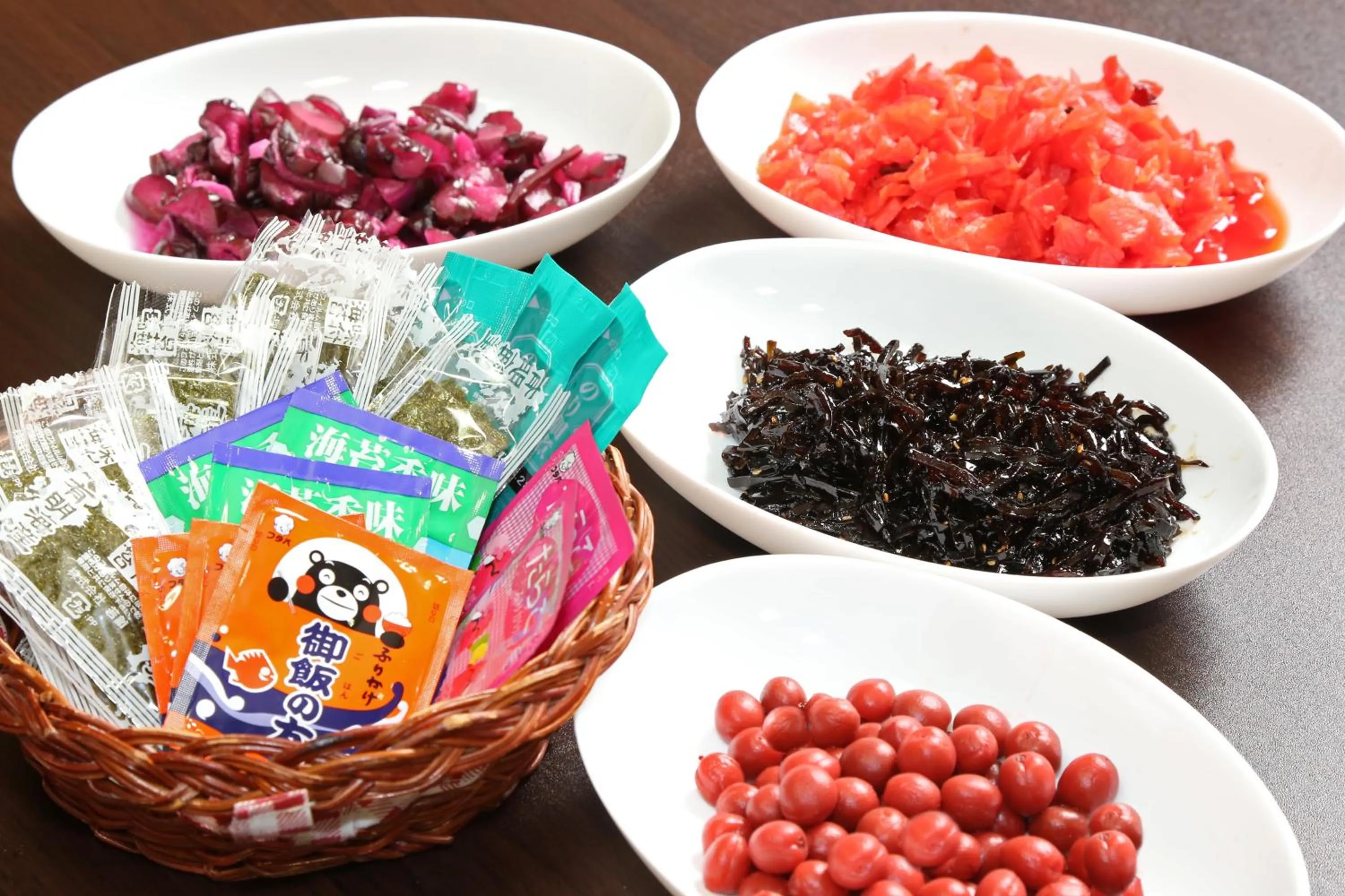 Buffet breakfast in Green Rich Hotel Aso Kumamoto Airport (Artificial hot spring Futamata Yunohana)