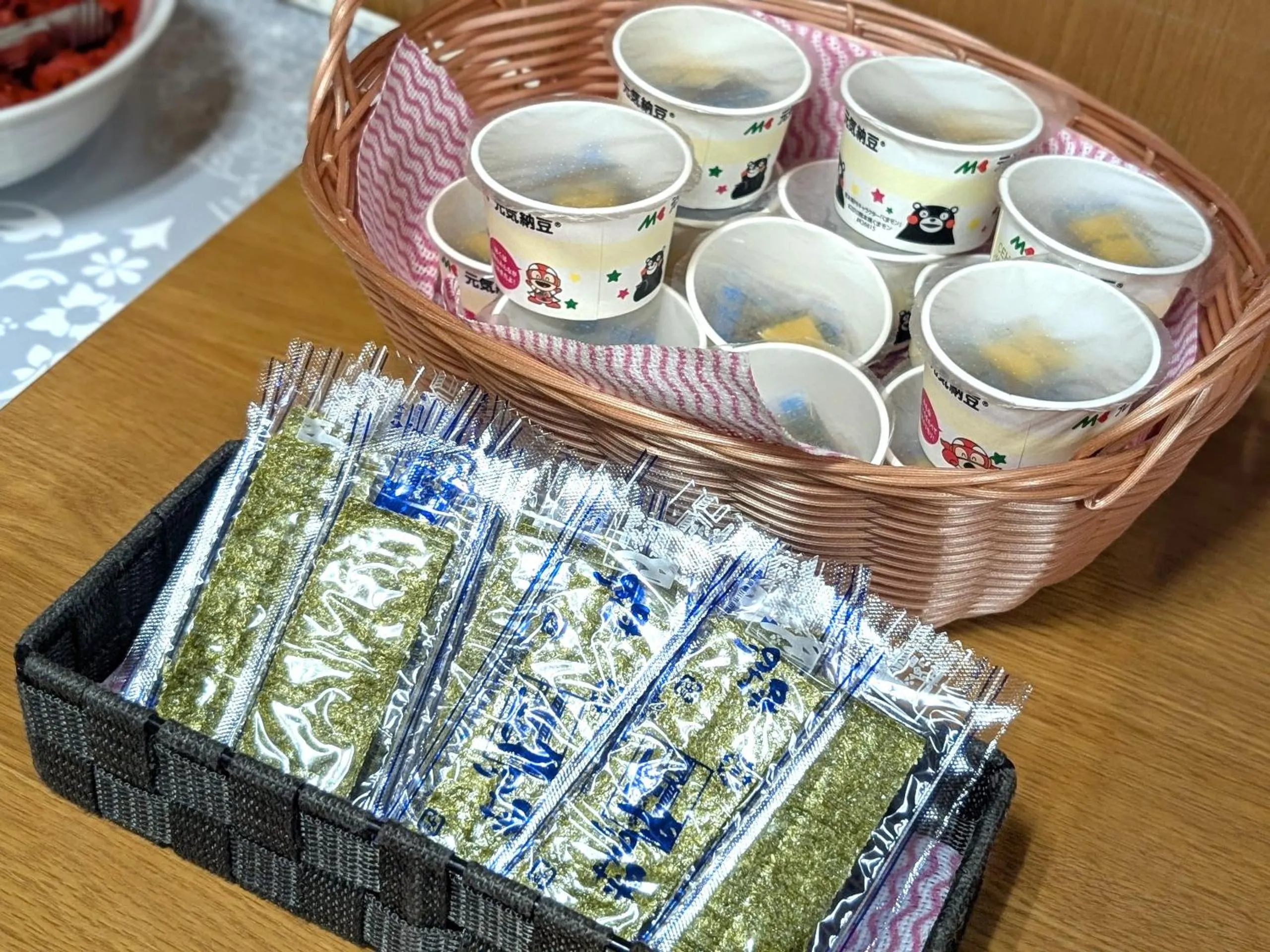 Breakfast in Green Rich Hotel Aso Kumamoto Airport (Artificial hot spring Futamata Yunohana)