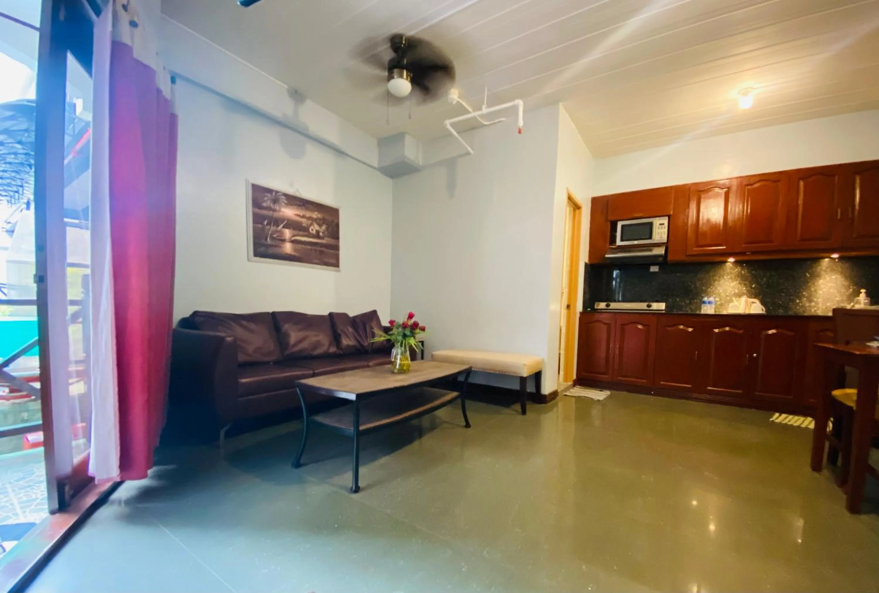 Living room in Nirvana Beach Resort