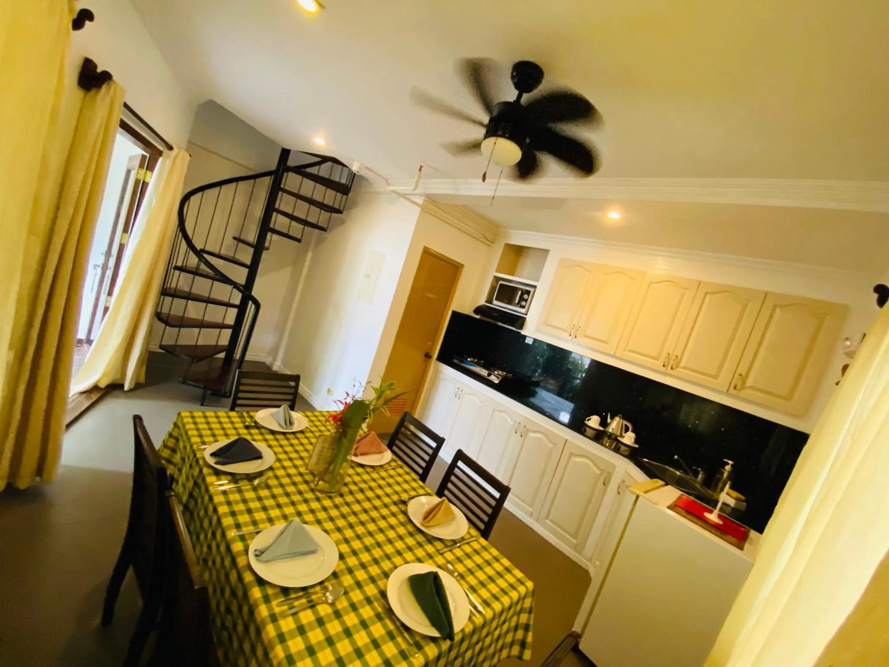 Kitchen or kitchenette in Nirvana Beach Resort