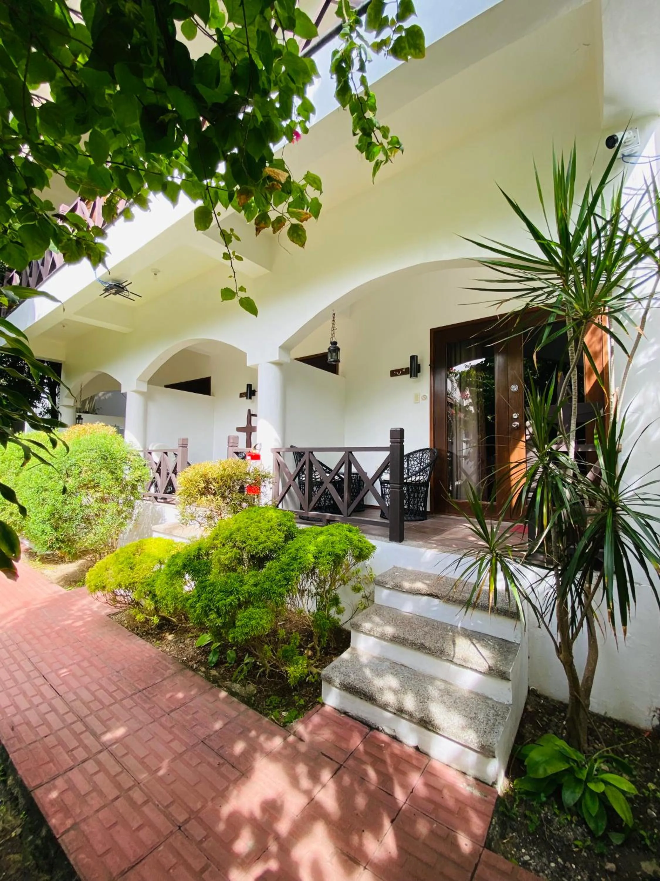 Garden view in Nirvana Beach Resort