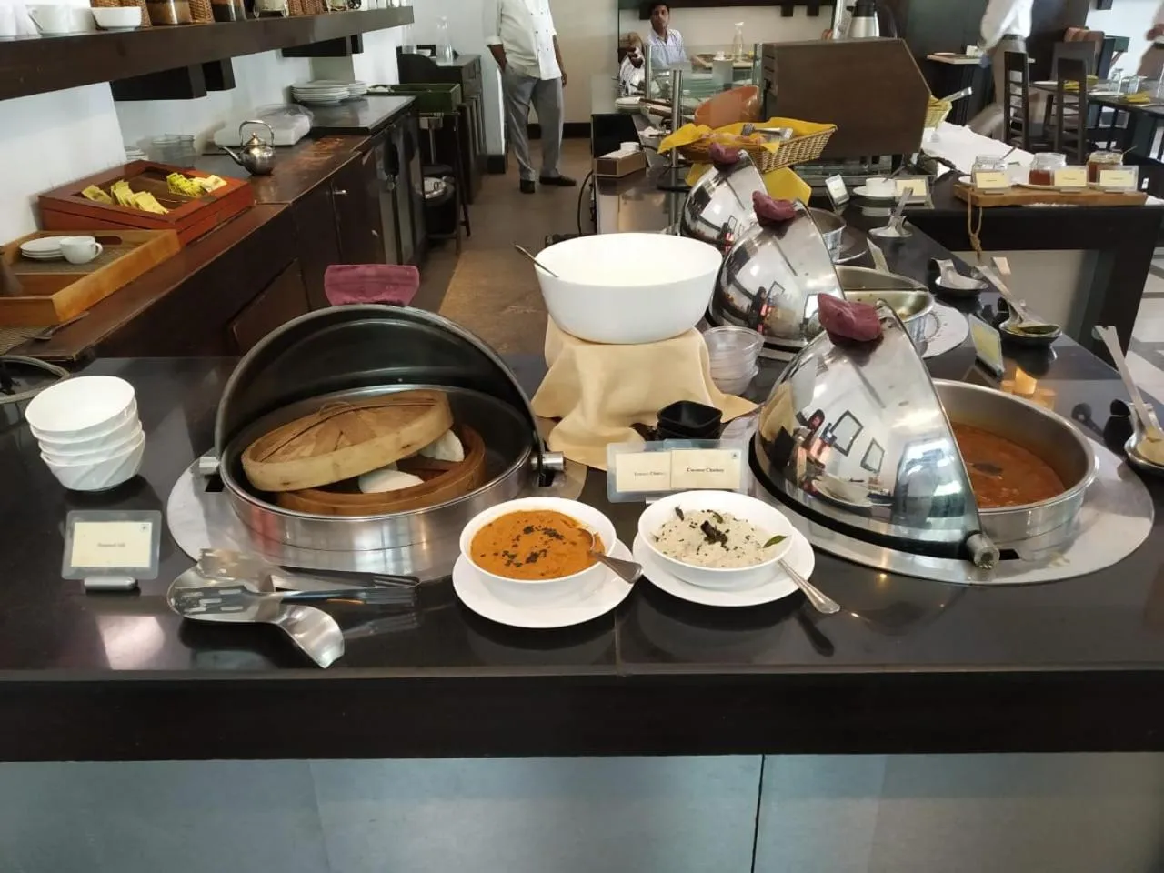 Buffet breakfast in The Palms Town & Country Club - Resort