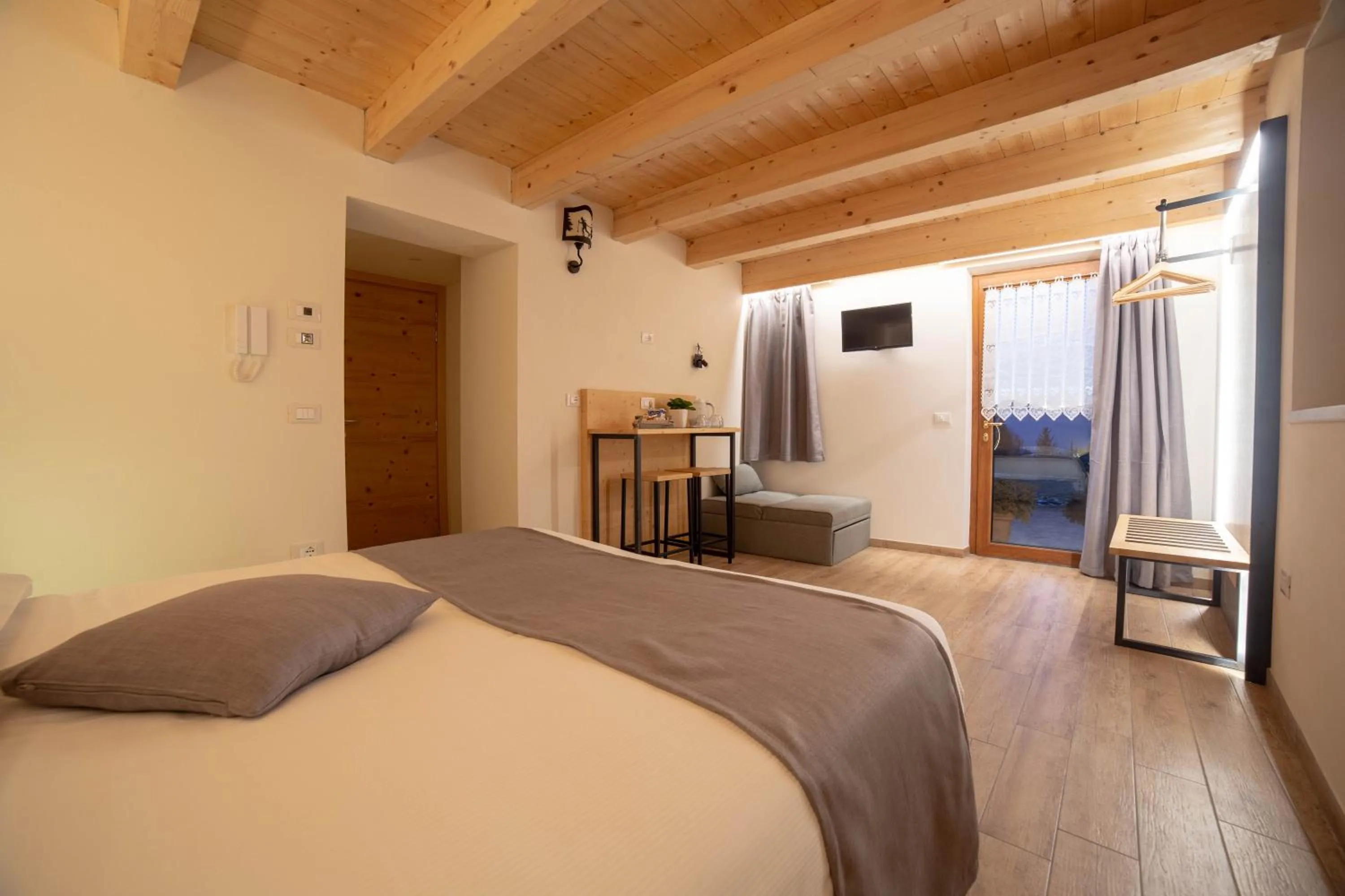 Bed in Wanderlust B&B