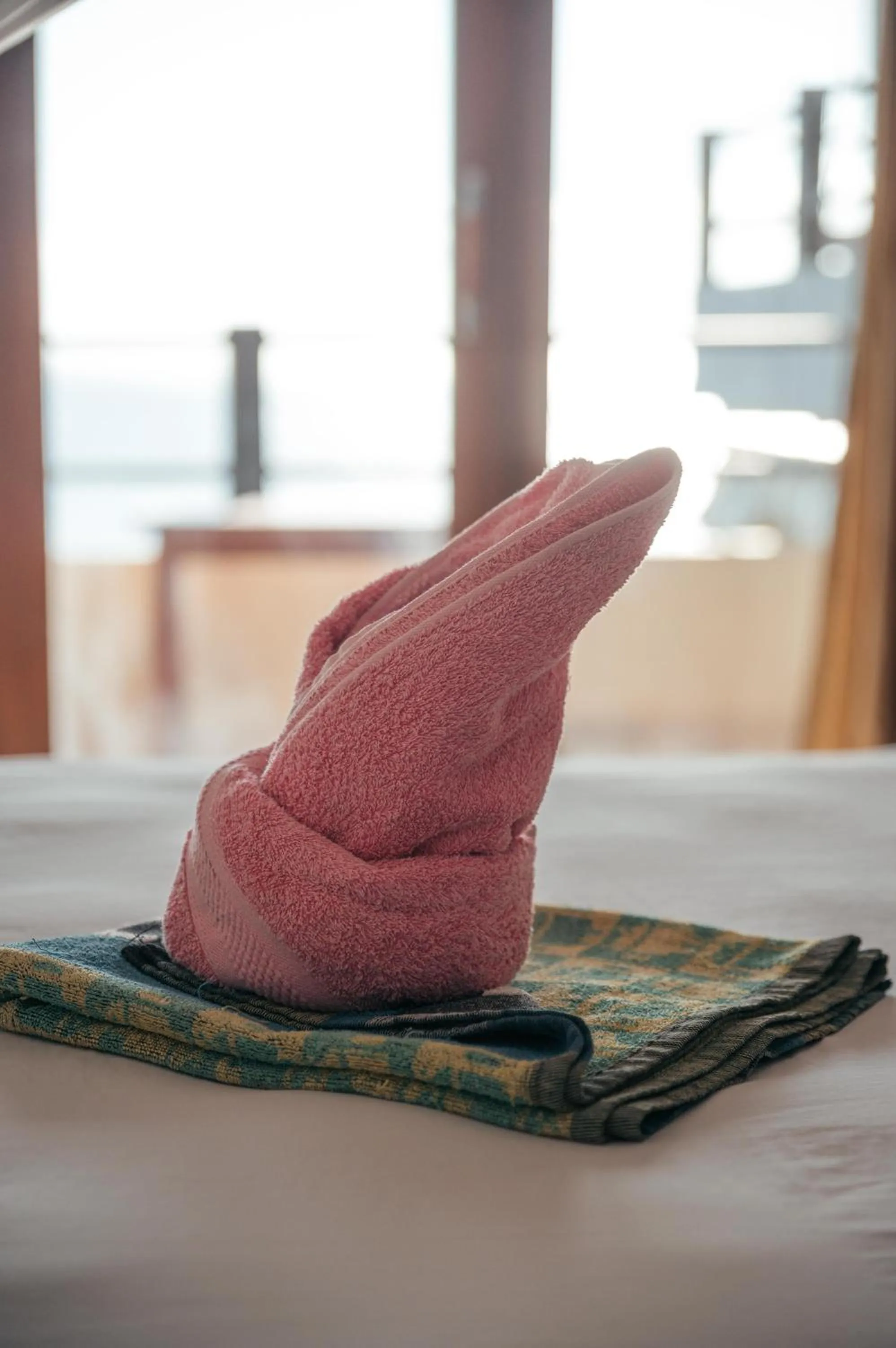 towels, Bed in Bukit Indah Homestay