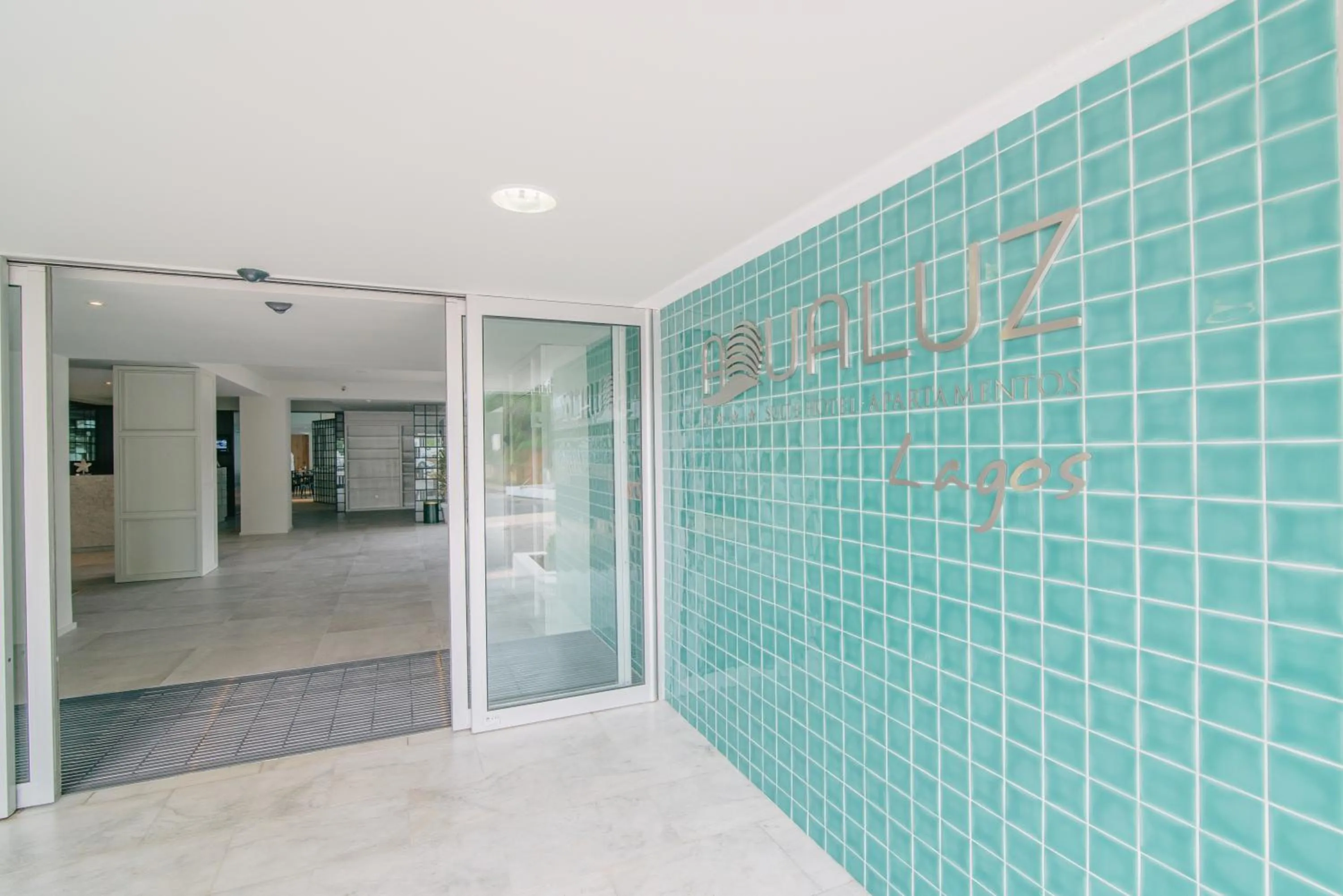 Facade/entrance in Aqualuz Lagos by The Editory