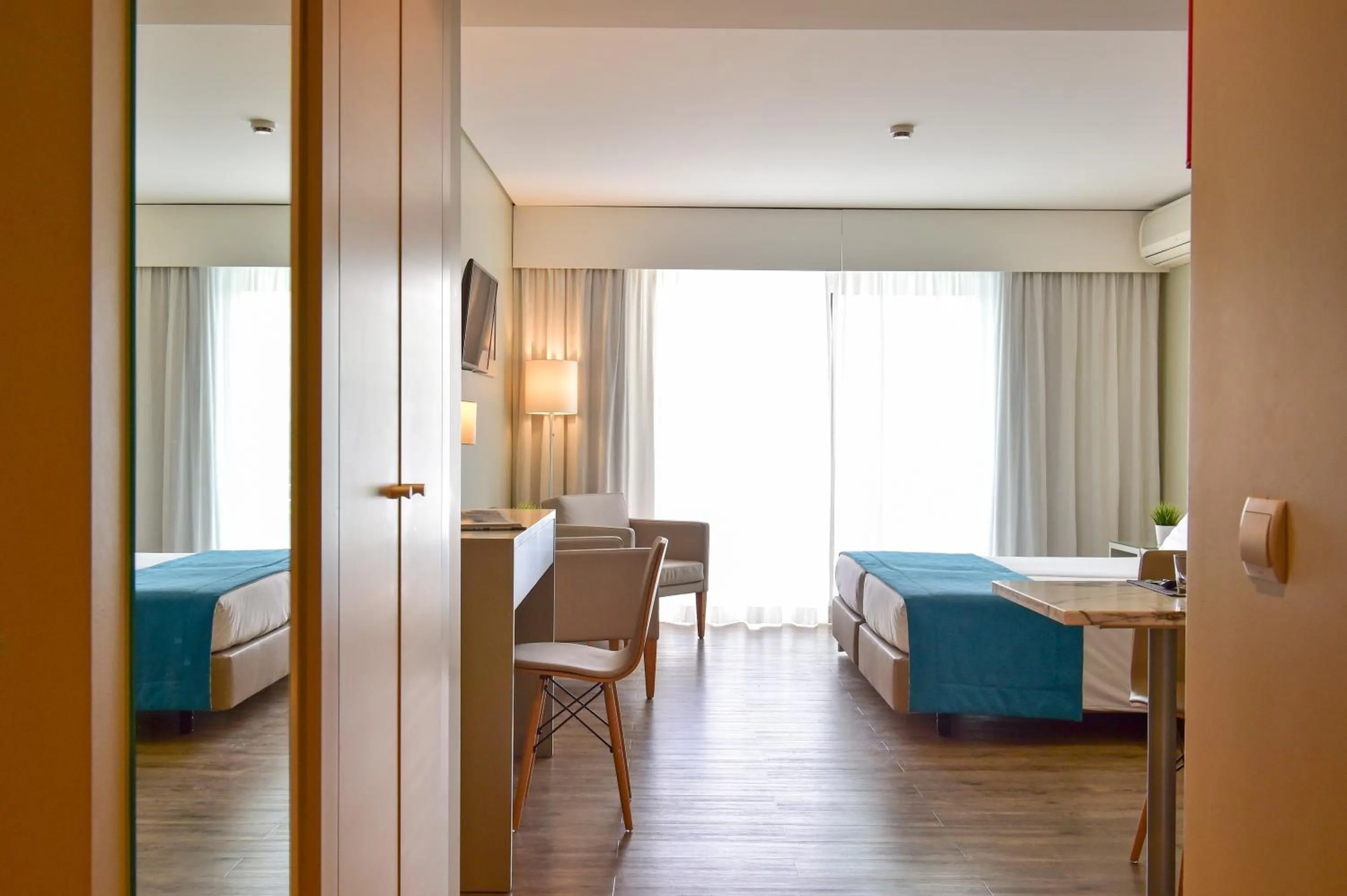 Bedroom, Bed in Aqualuz Lagos by The Editory