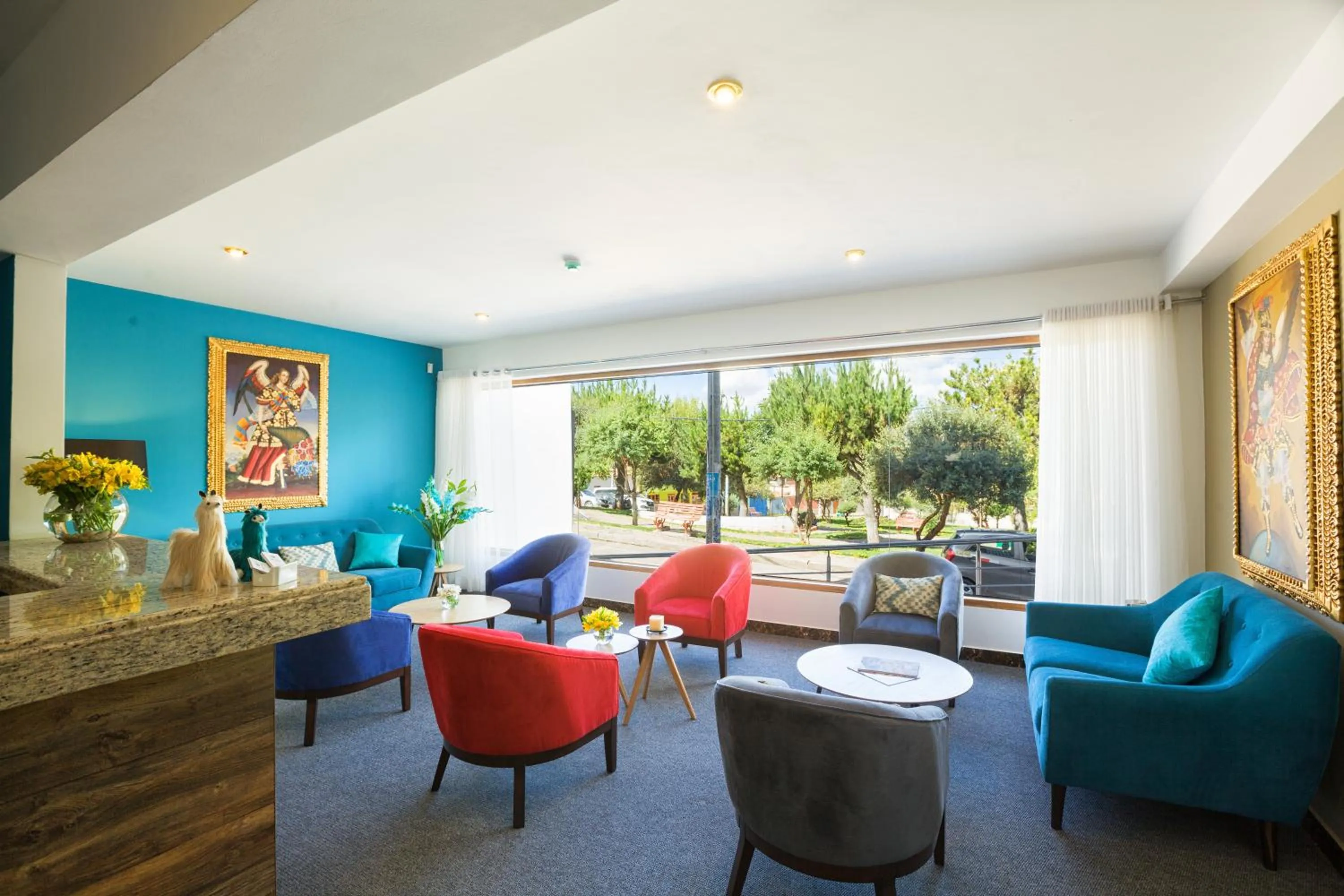 Lobby or reception in Muru Homely Hotel Cusco