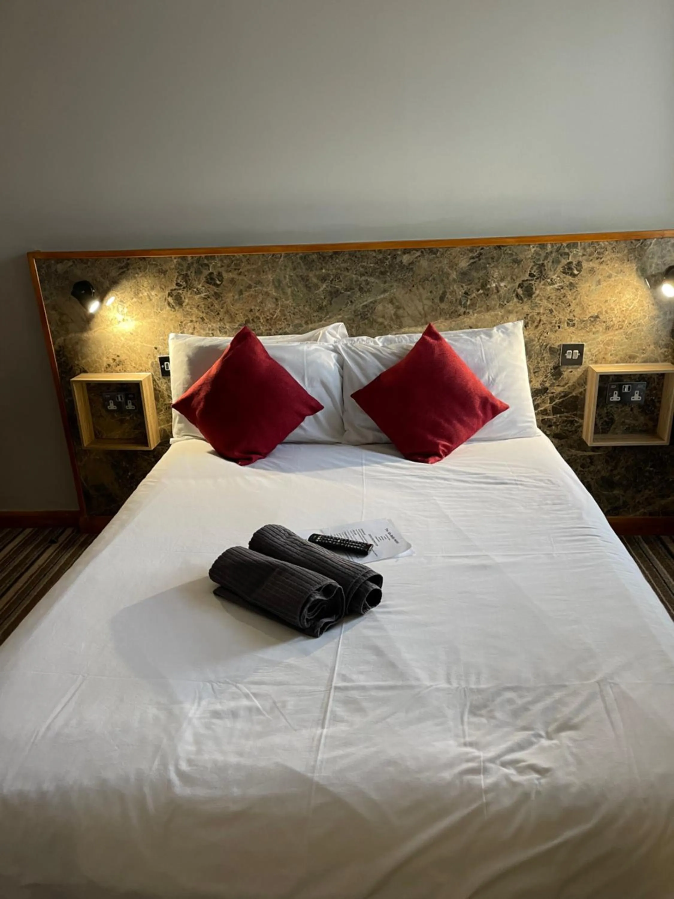 Bed in The Six Bells Hotel