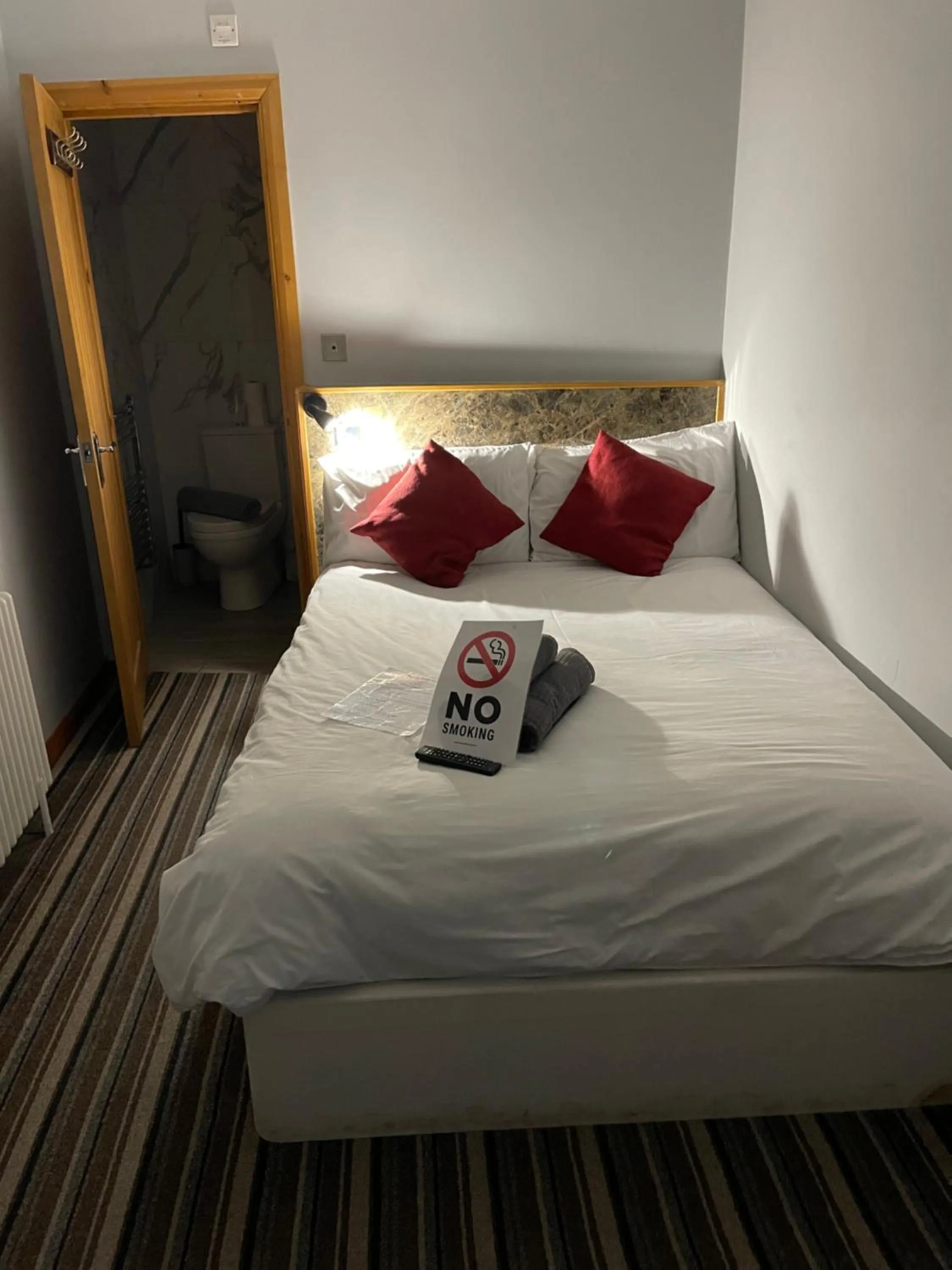 Bed in The Six Bells Hotel