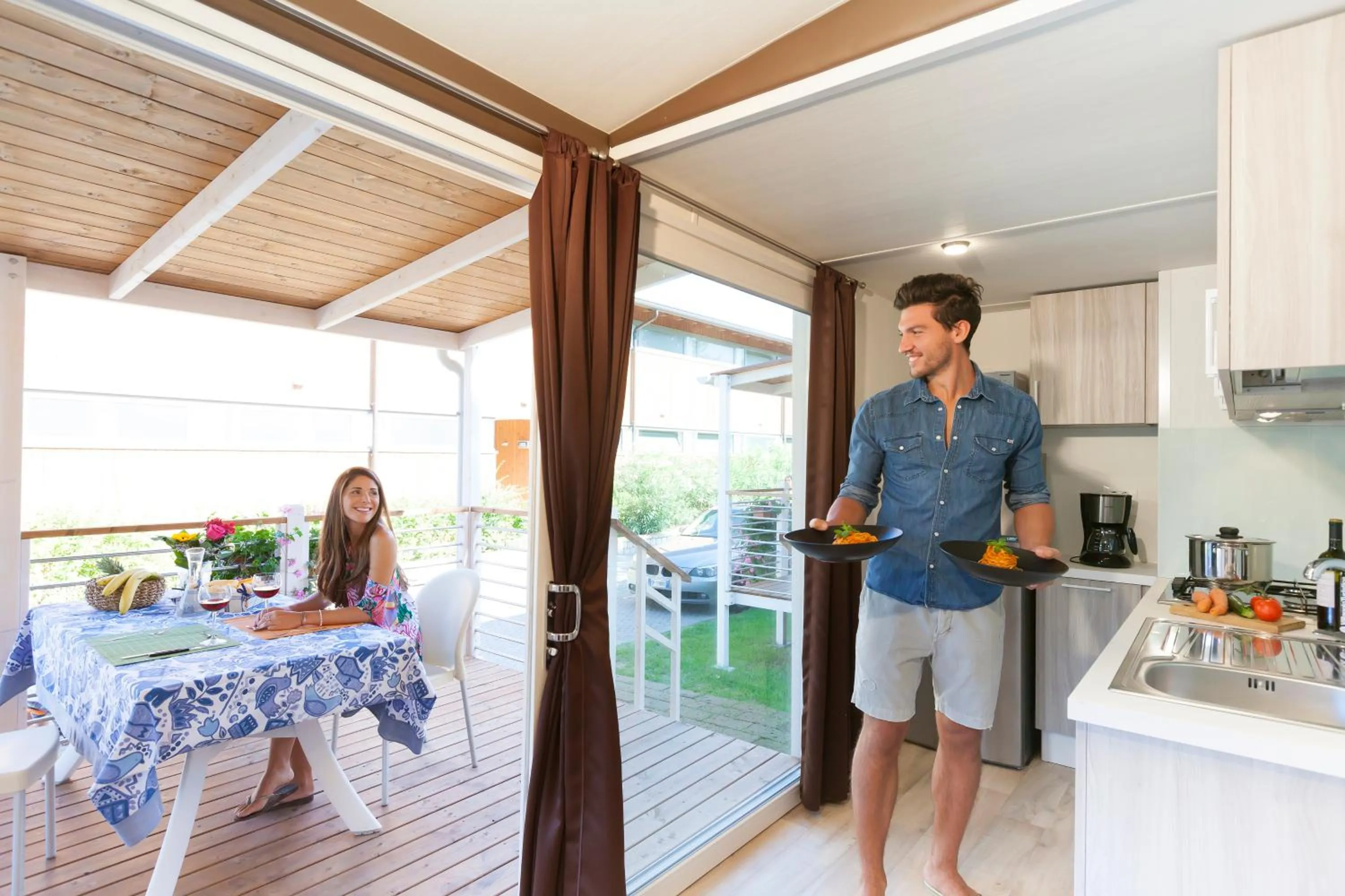 Kitchen or kitchenette in Villaggio Turistico Internazionale
