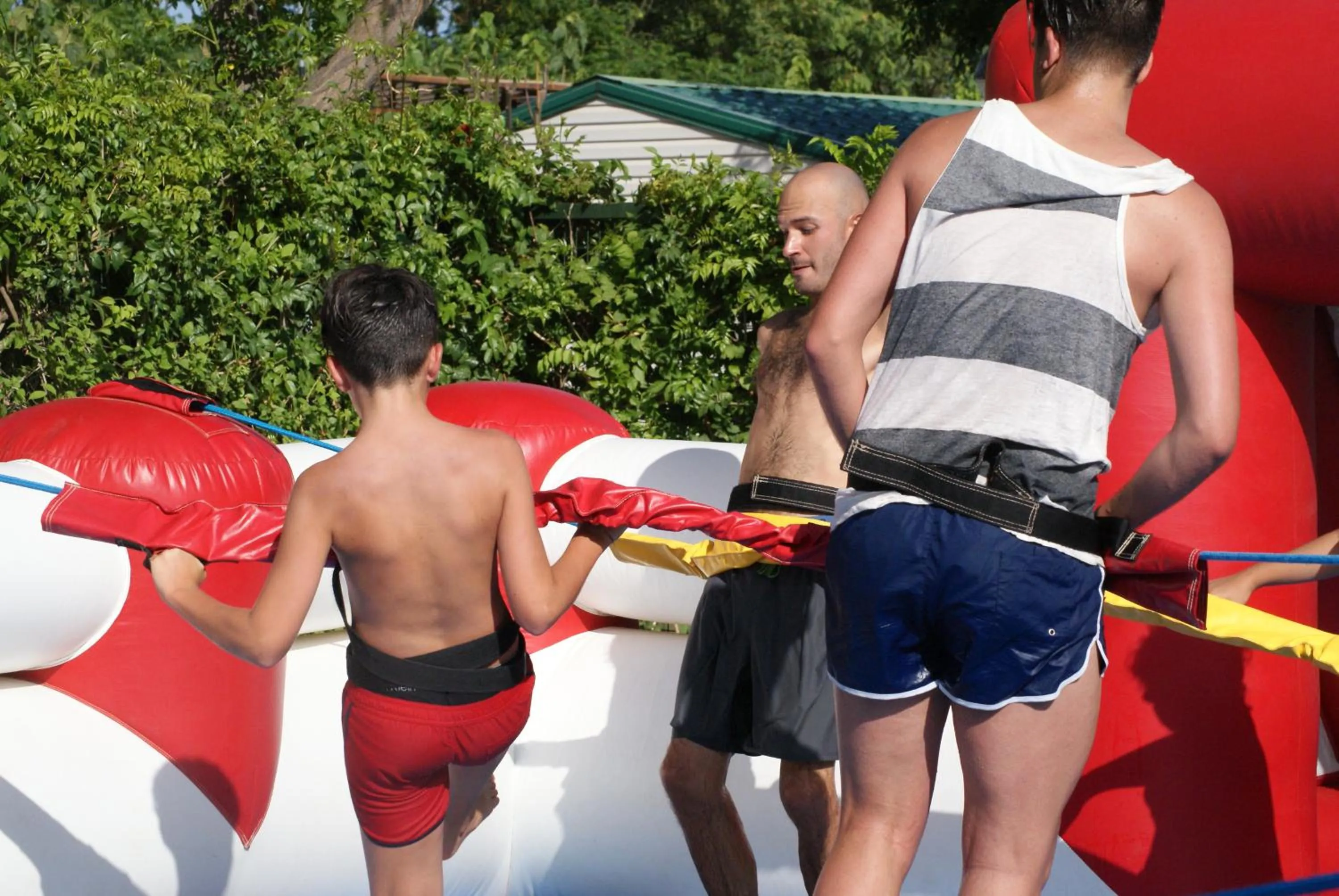 Aqua park in Camping Playa y Fiesta