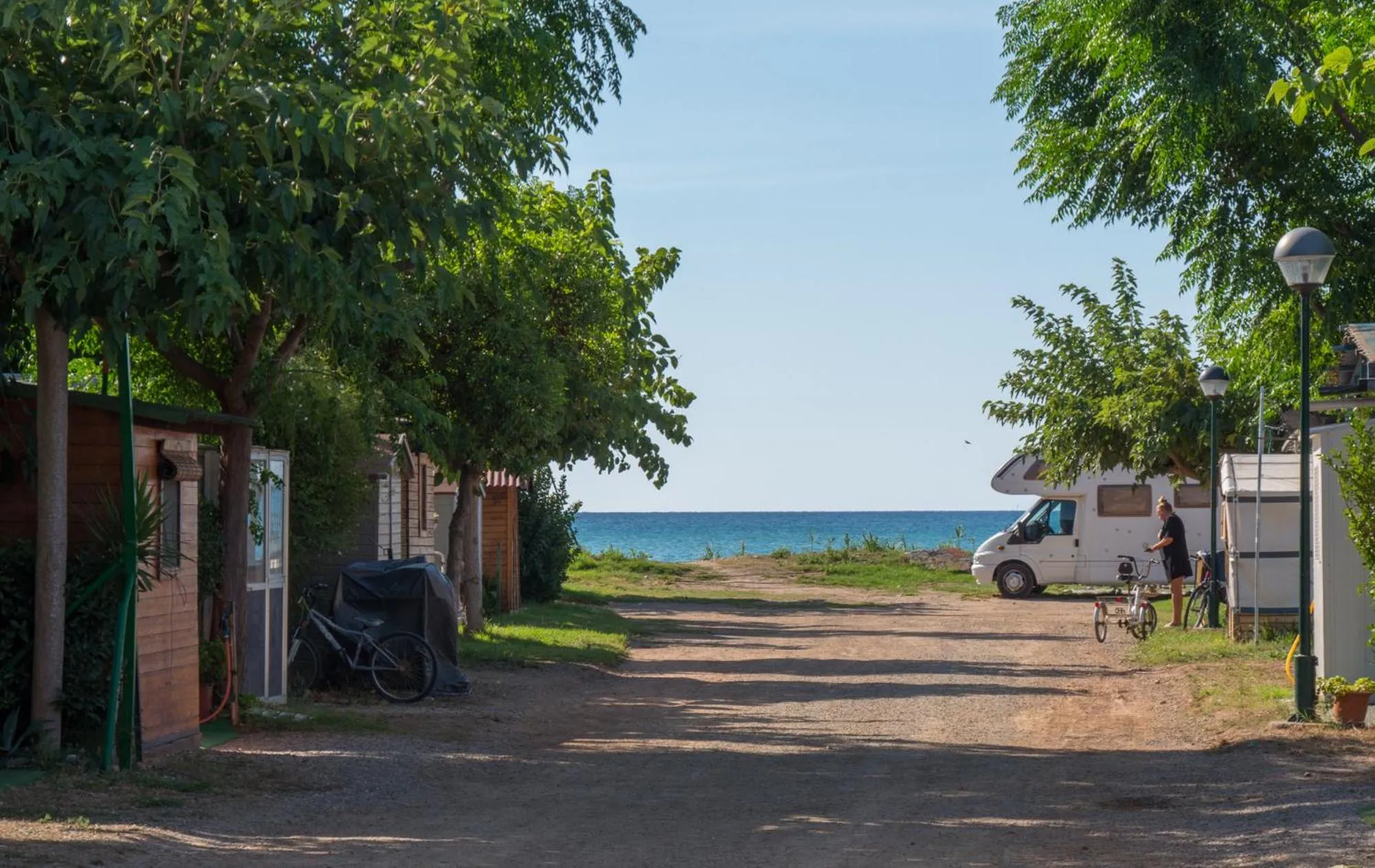 Sea view in Camping Playa y Fiesta