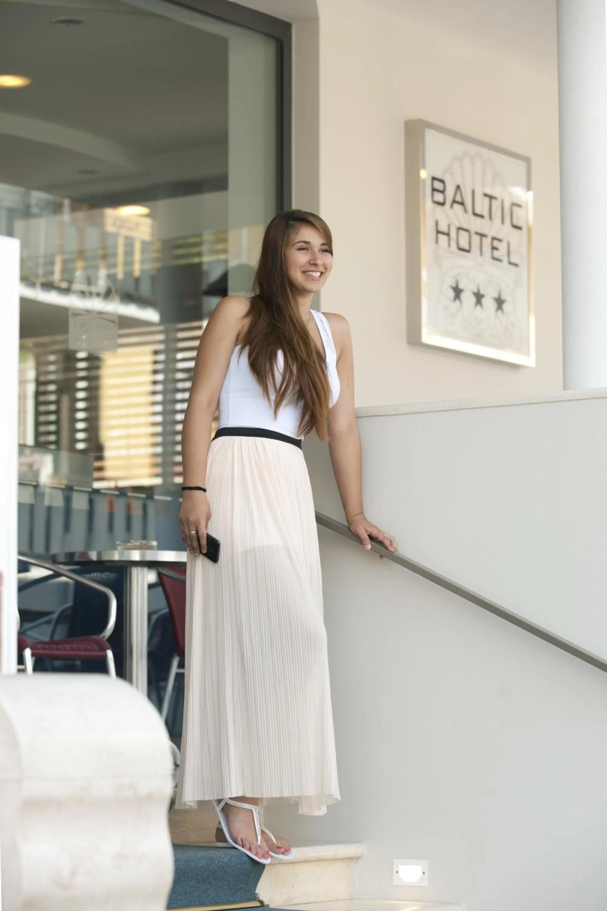 Facade/entrance in Hotel Baltic Rimini