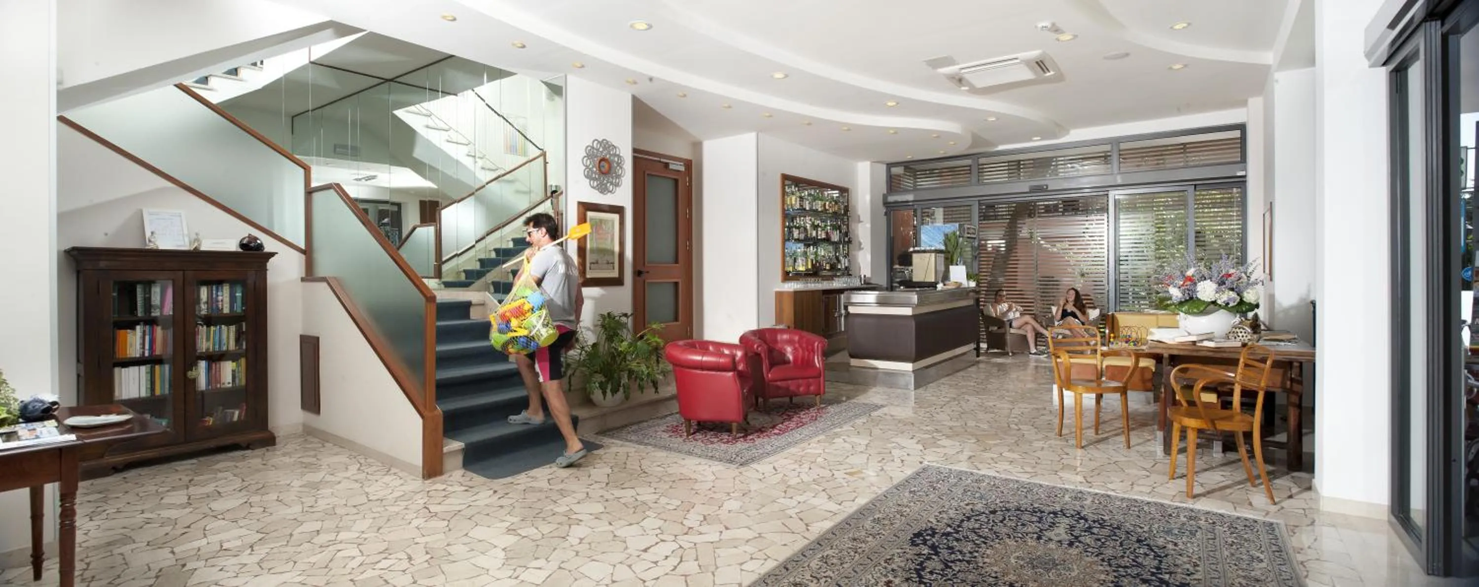Lobby or reception in Hotel Baltic Rimini