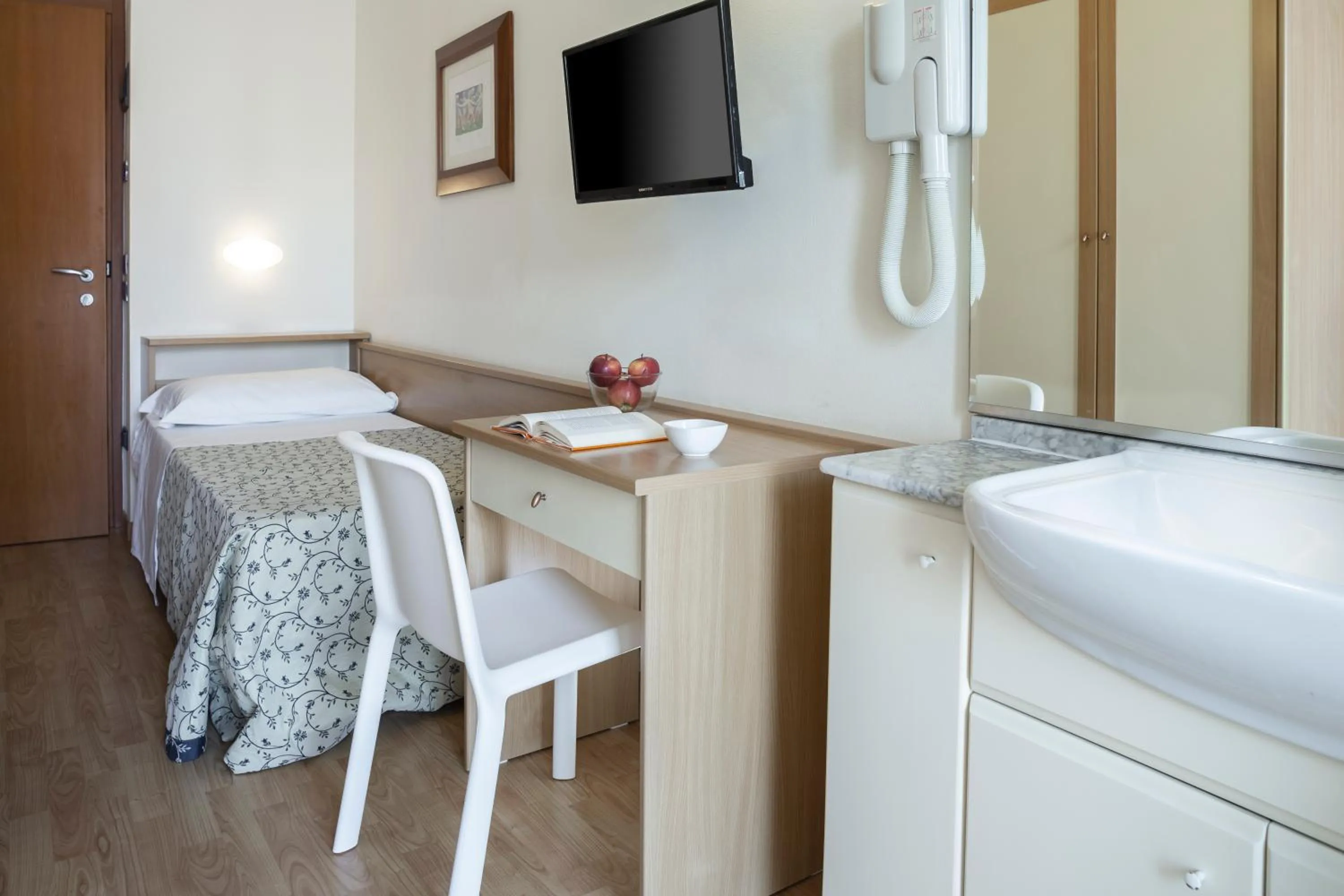 Bed in Hotel Baltic Rimini