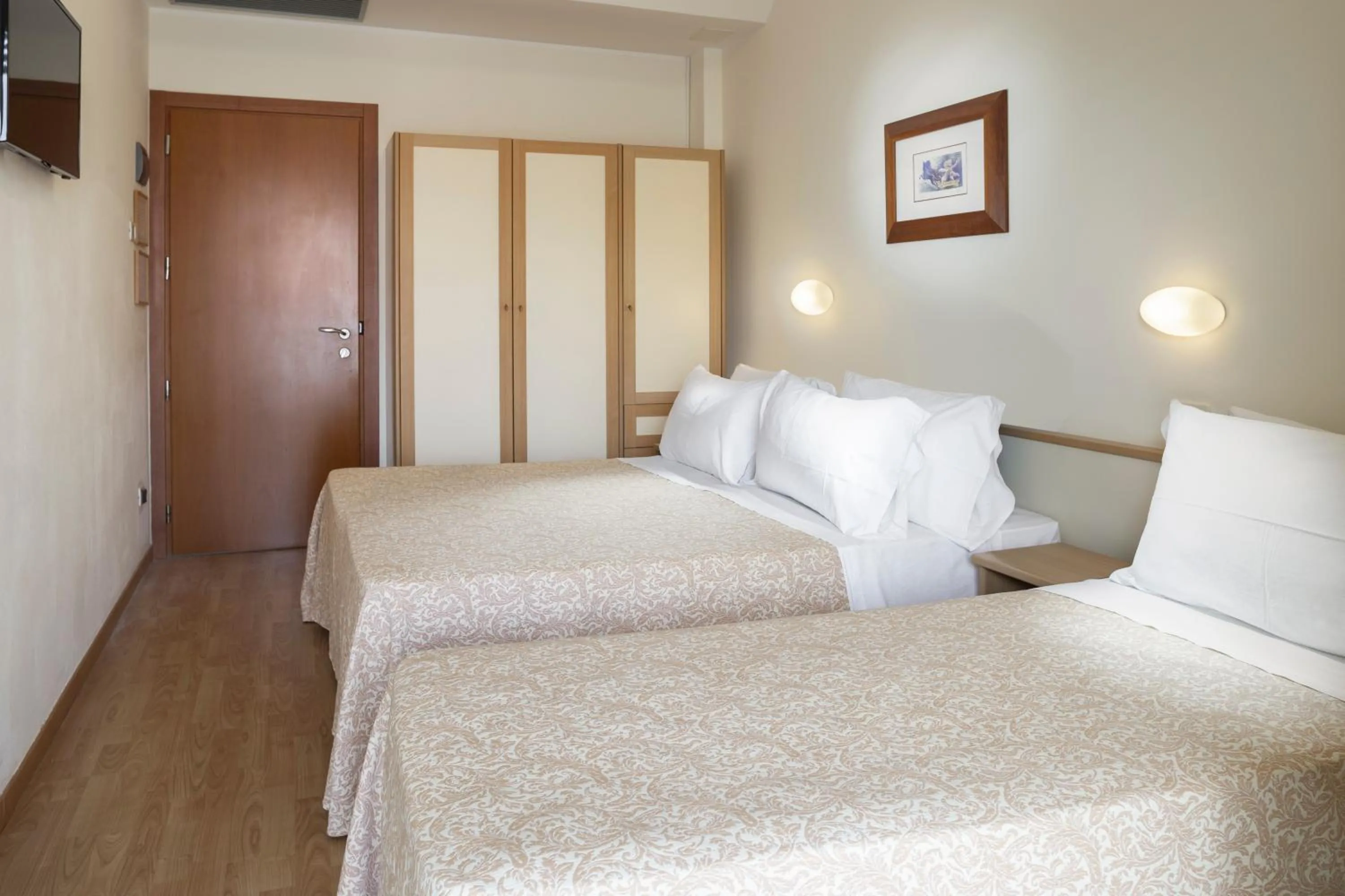 Bed in Hotel Baltic Rimini