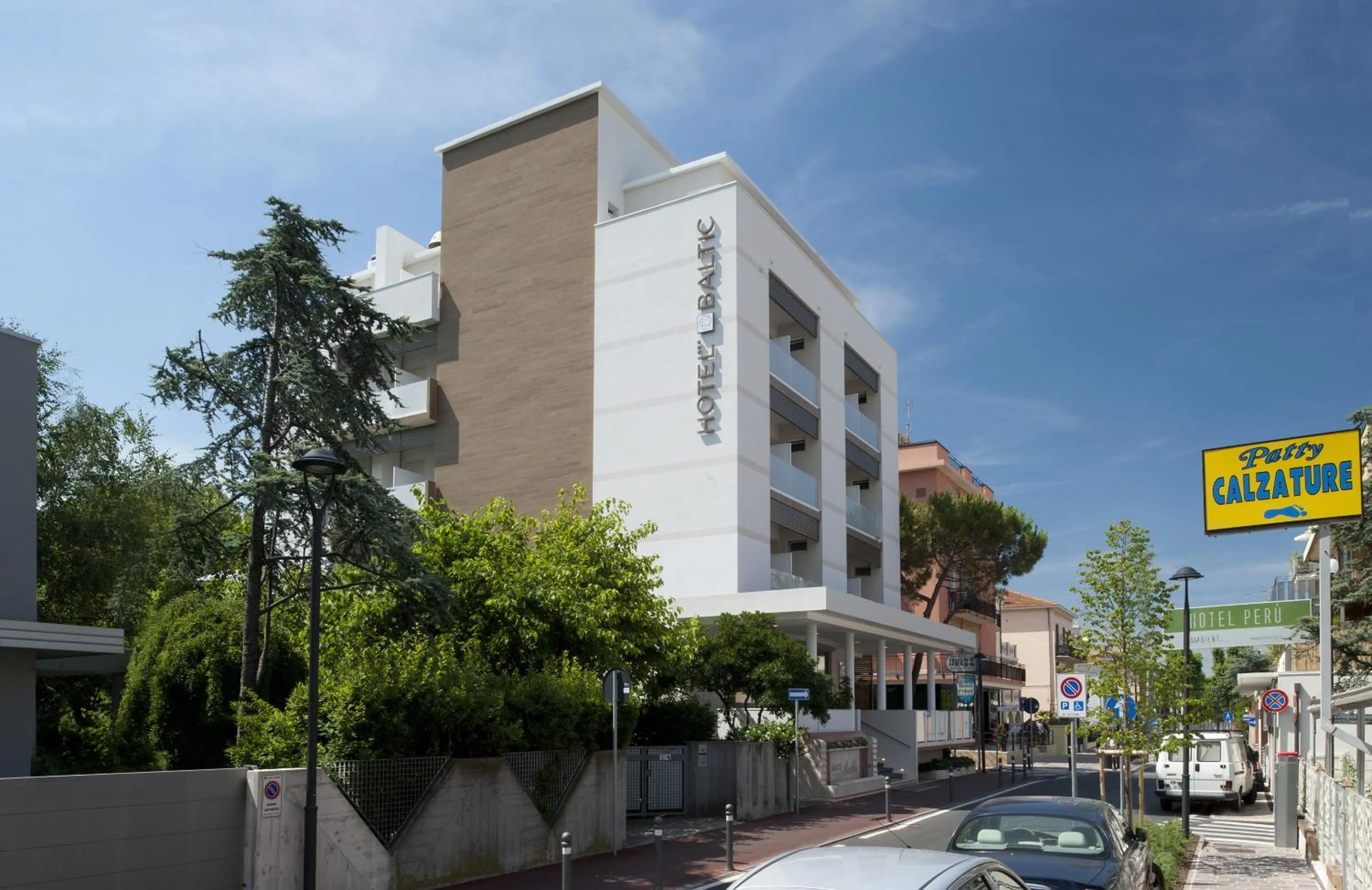 Facade/entrance in Hotel Baltic Rimini