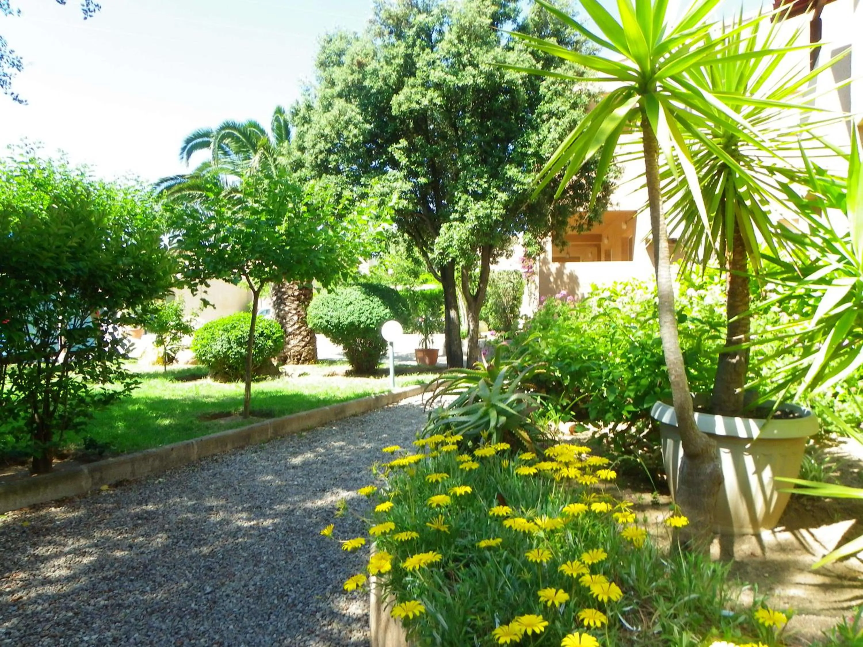 Garden in Hôtel et Résidence Benista