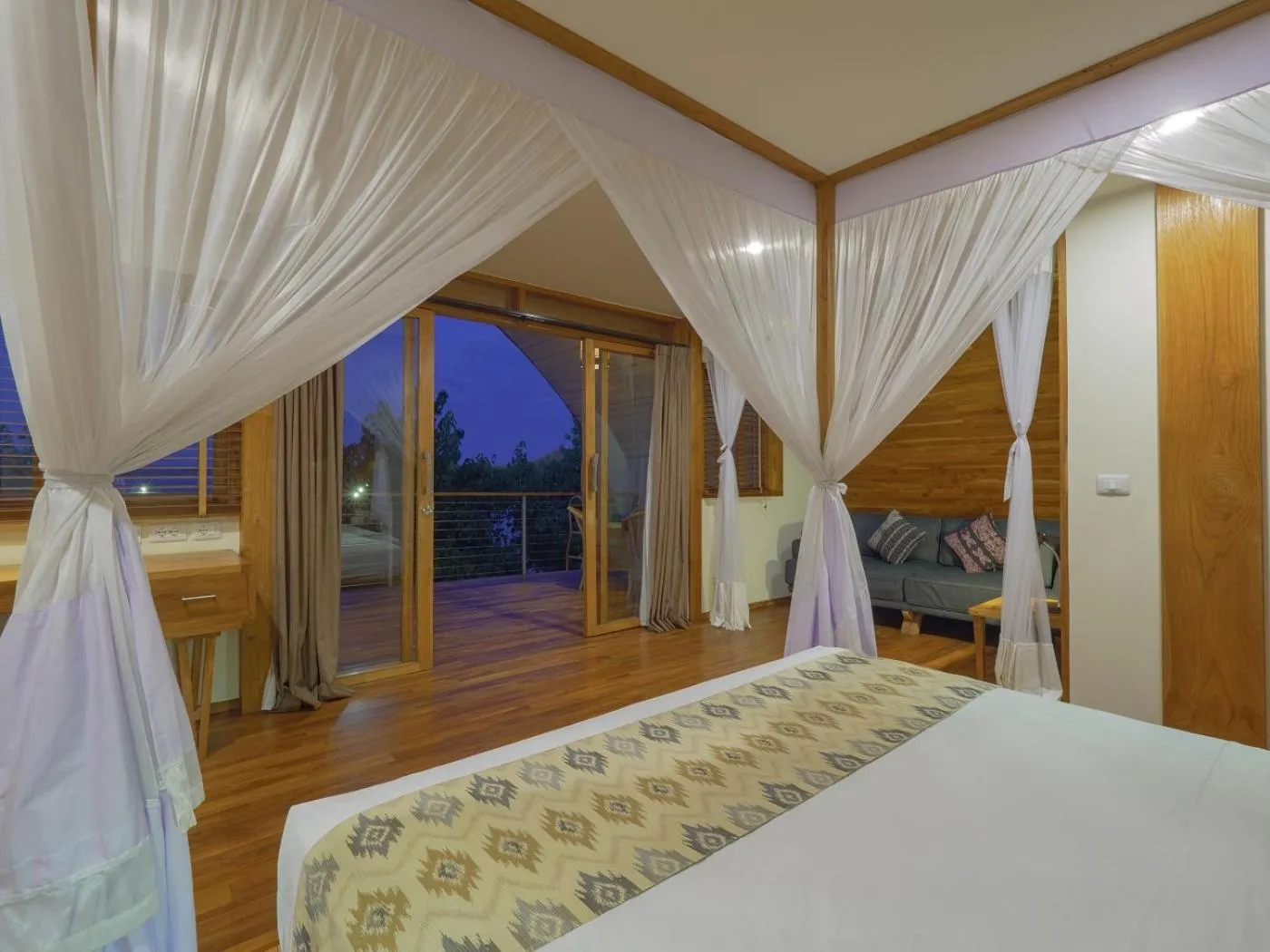 Bed in Komodo Resort