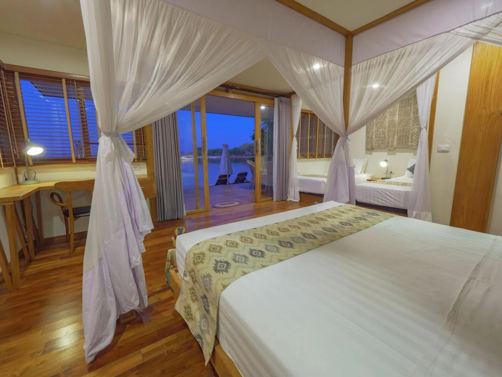 Bed in Komodo Resort