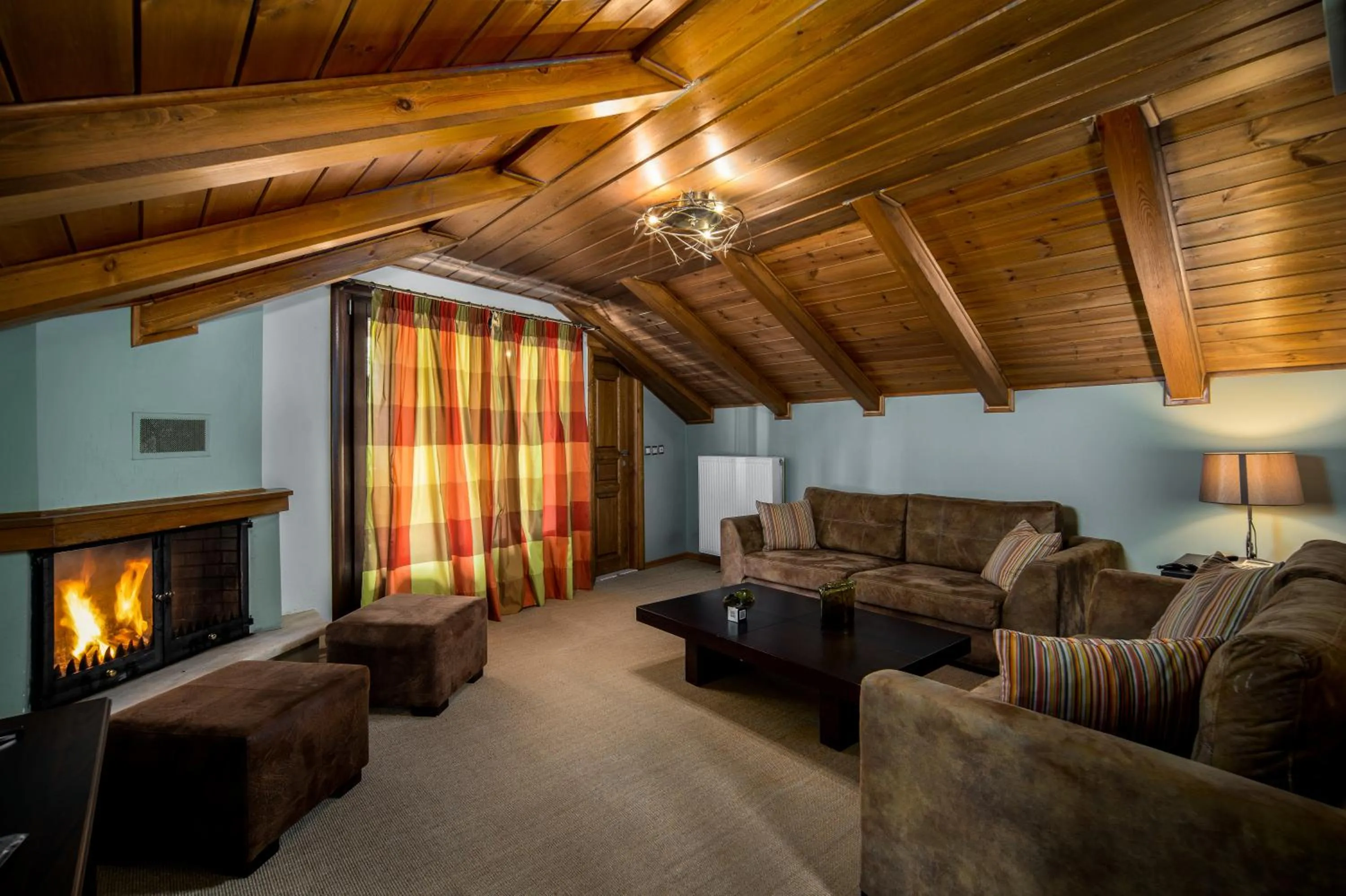 Seating area in Hotel Giamandes